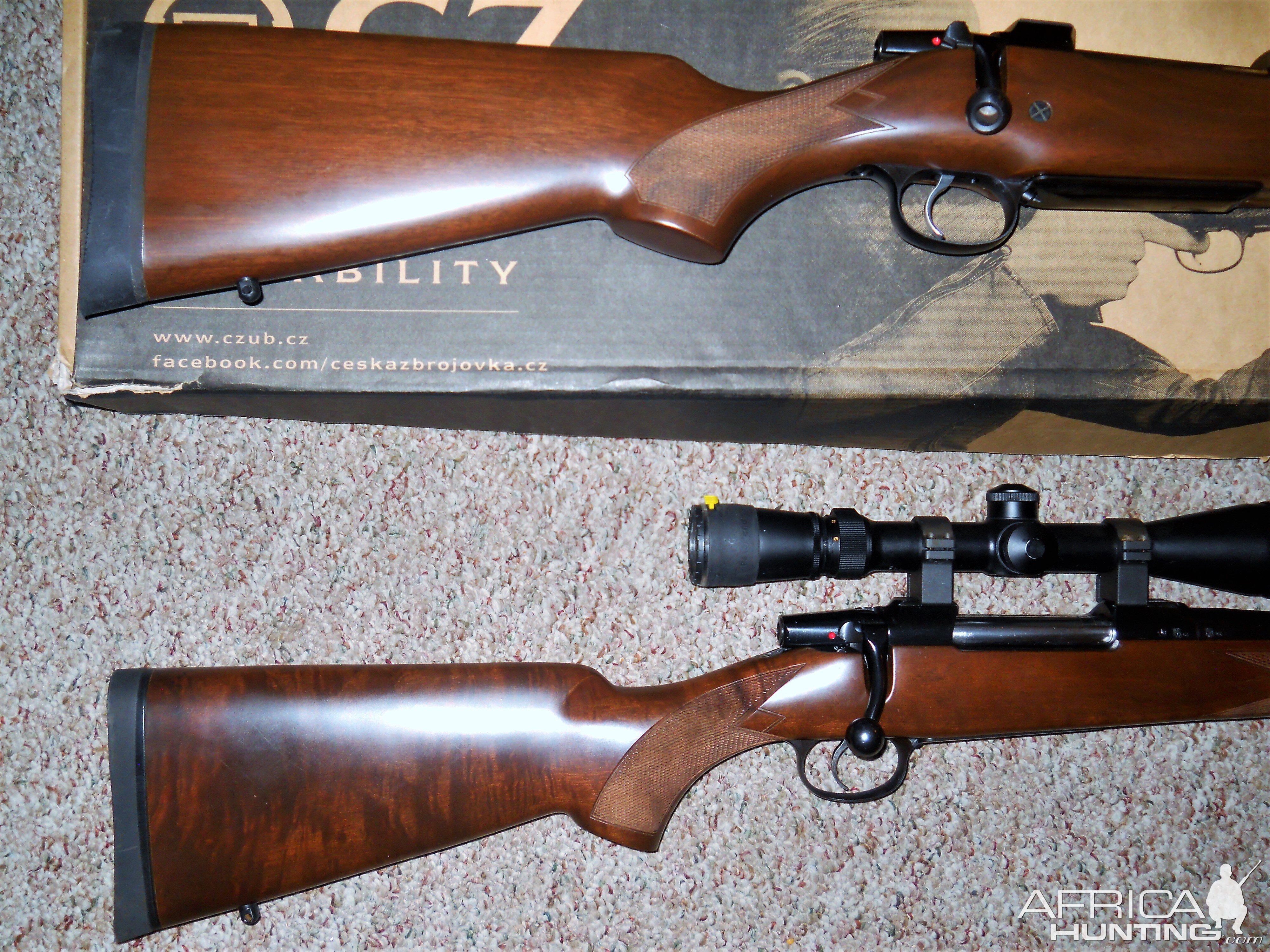 CZ550 Safari Magnum .375 H&H & 6.5x55 Rifles