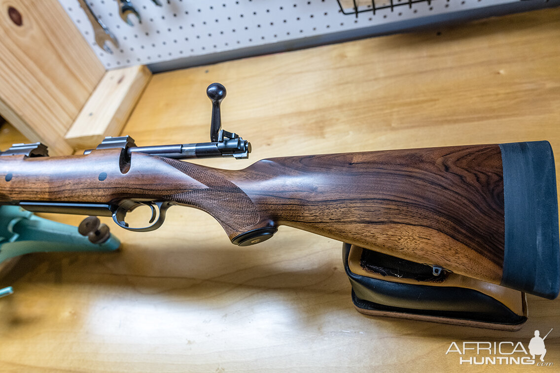 Dakota 76 Left Hand African Rifle Chambered in 450 Dakota