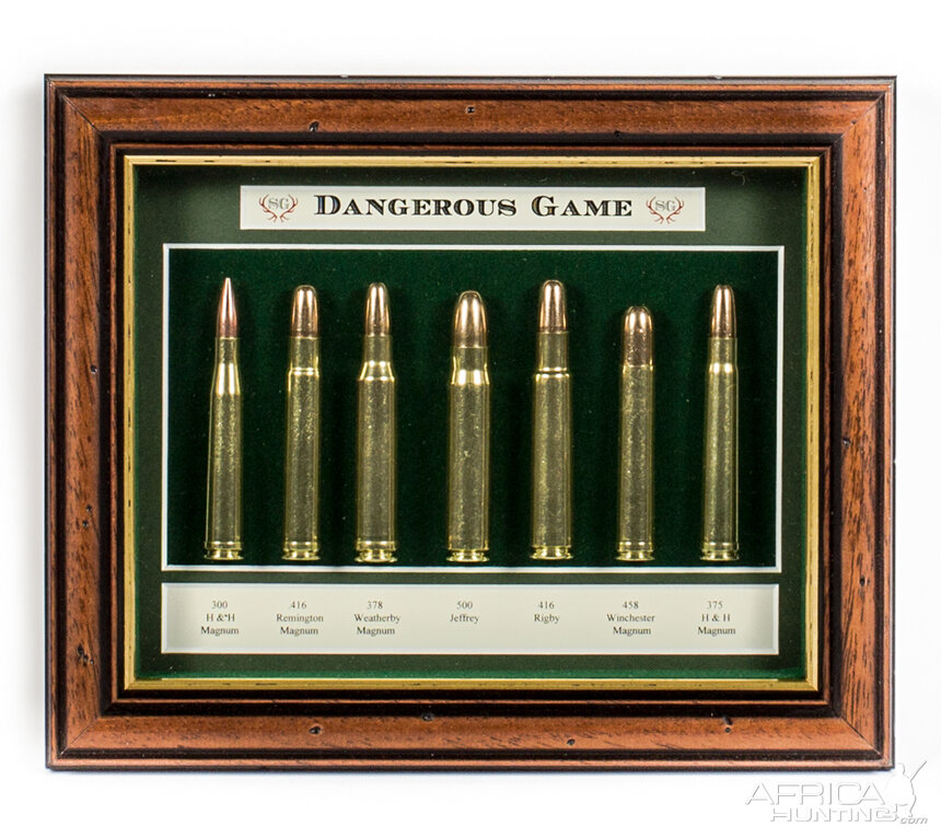 Dangerous Game Cartridge Board from African Sporting Creations