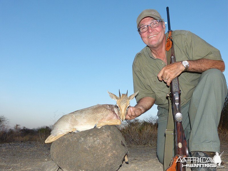 Dik Dik hunt with Wintershoek Johnny Vivier Safaris