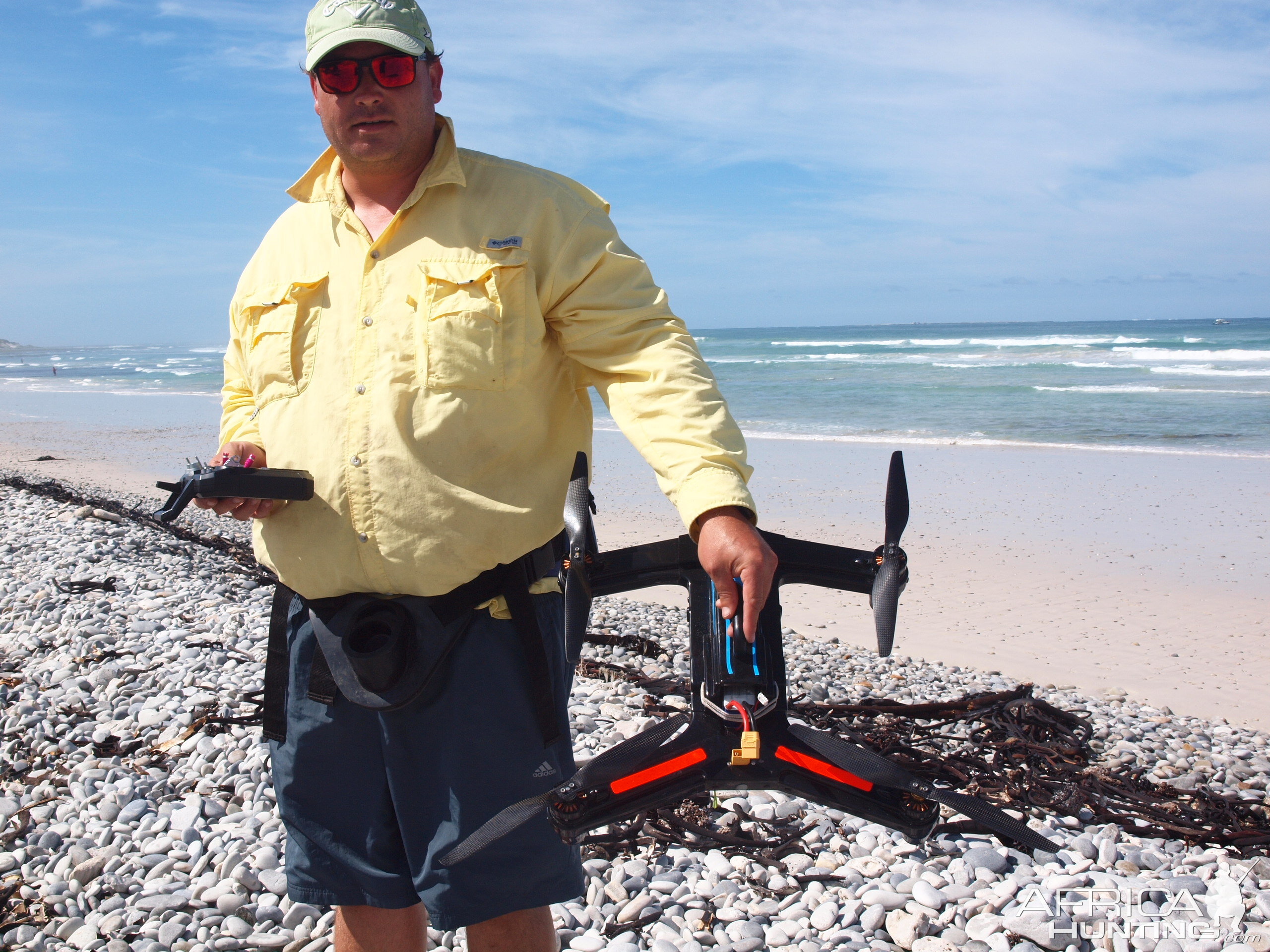 Drone-fishing for Bronze Whalers at Gansbaai, South Africa