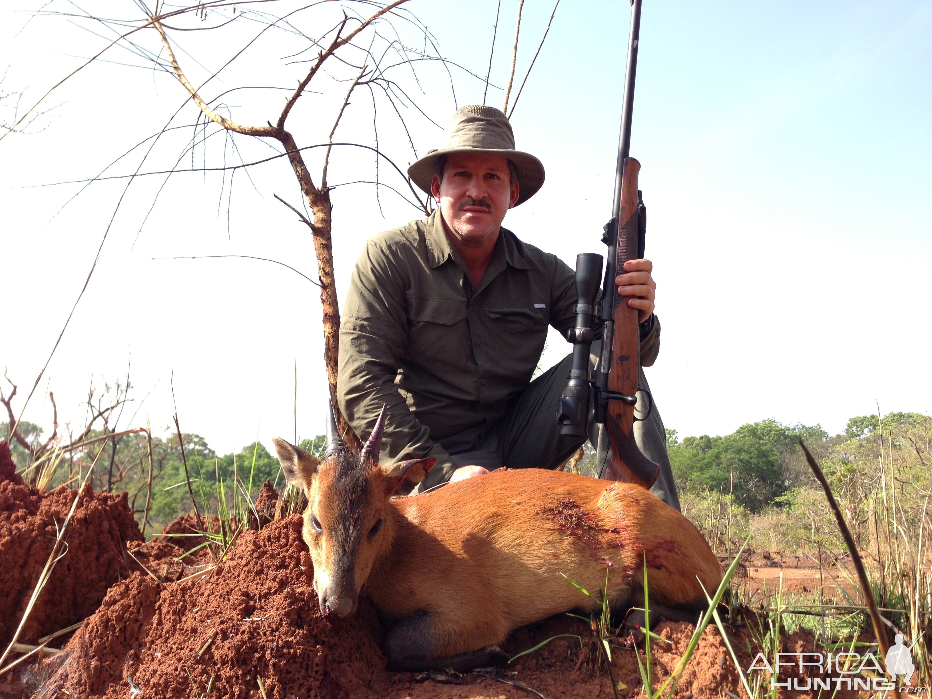 Duiker hunt with CAWA in CAR