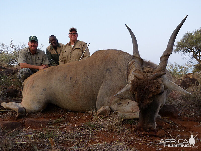 Eland hunt with Wintershoek Johnny Vivier Safaris