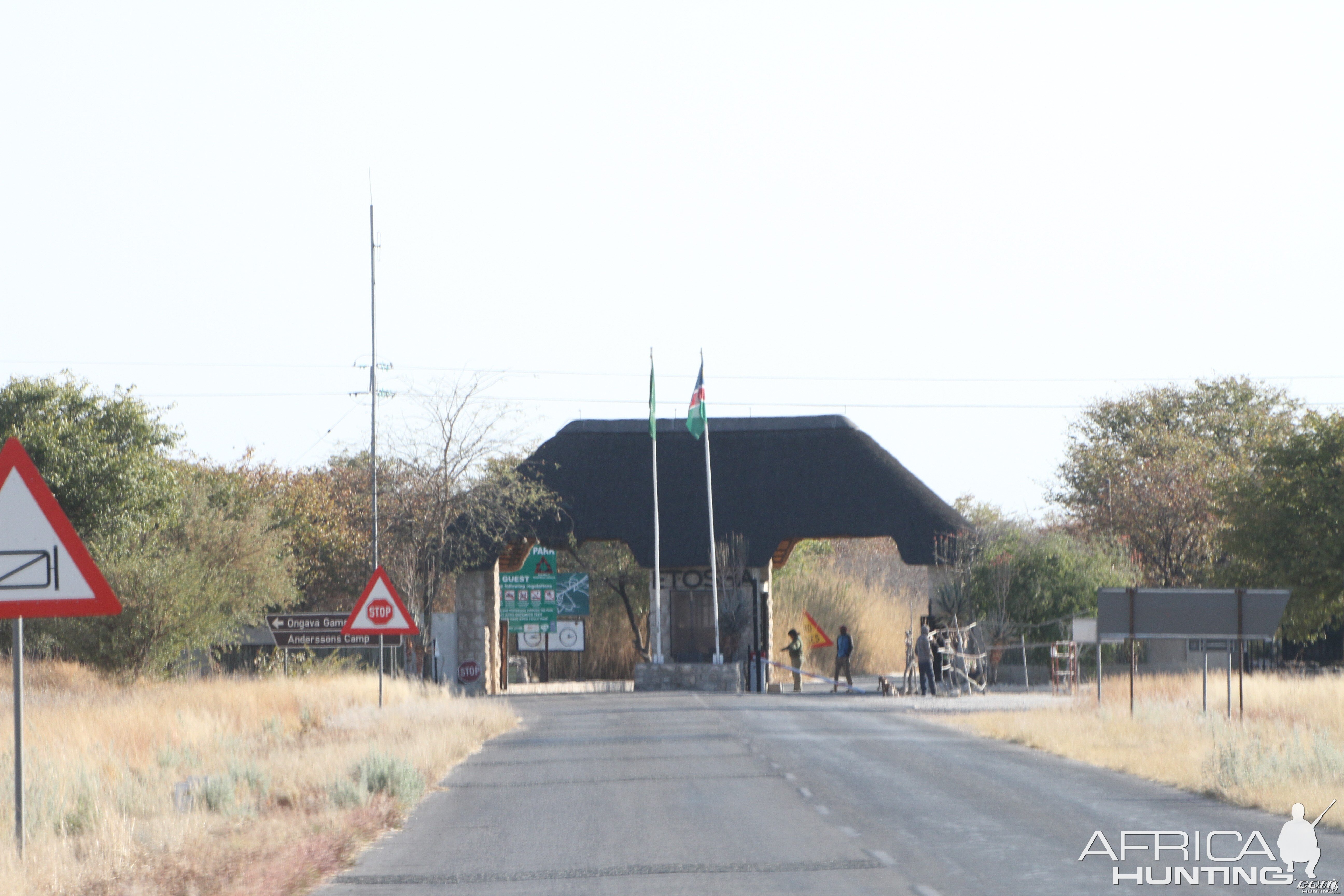 Entrance Etosha National Park