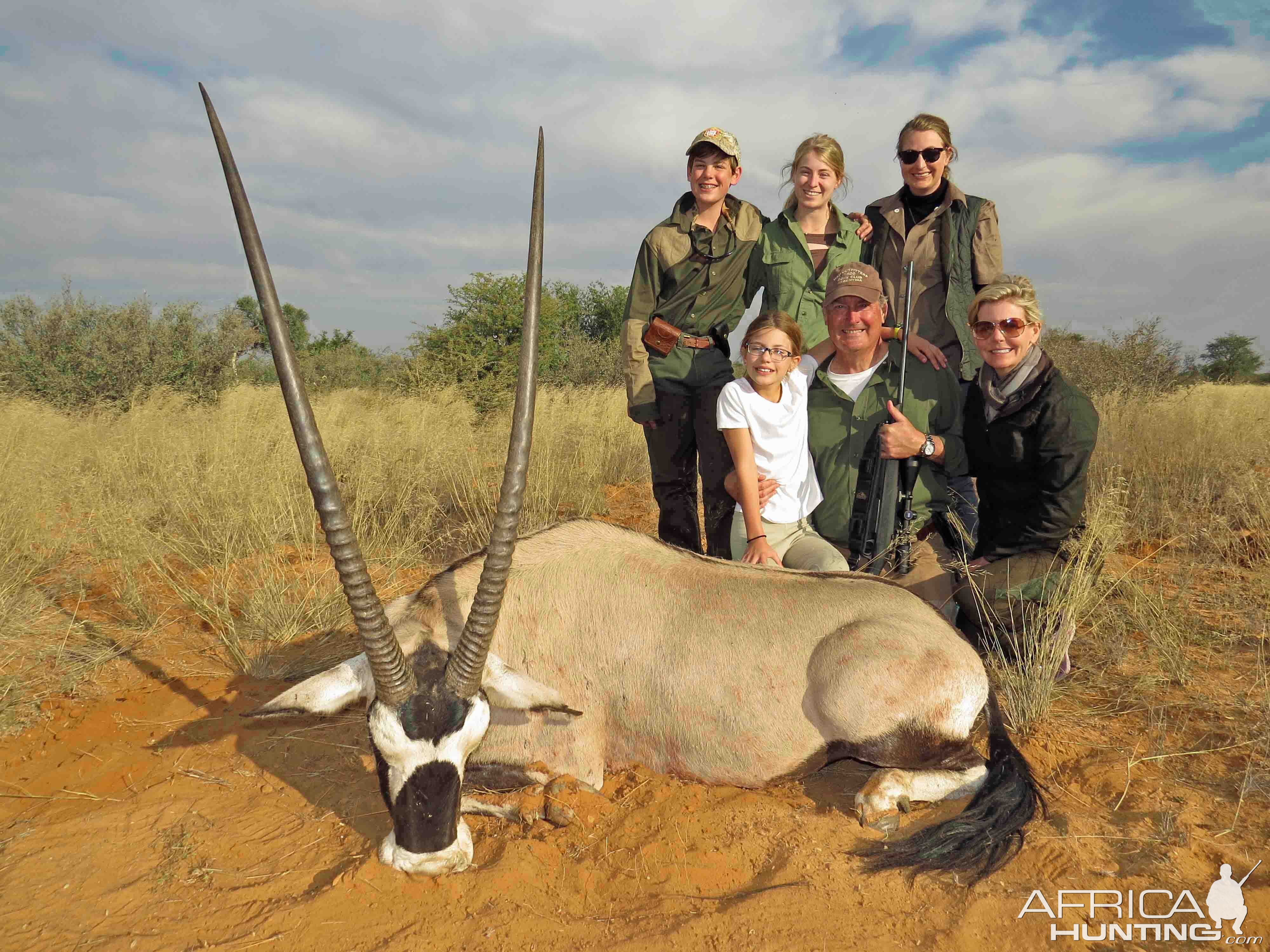 Family and Gemsbok