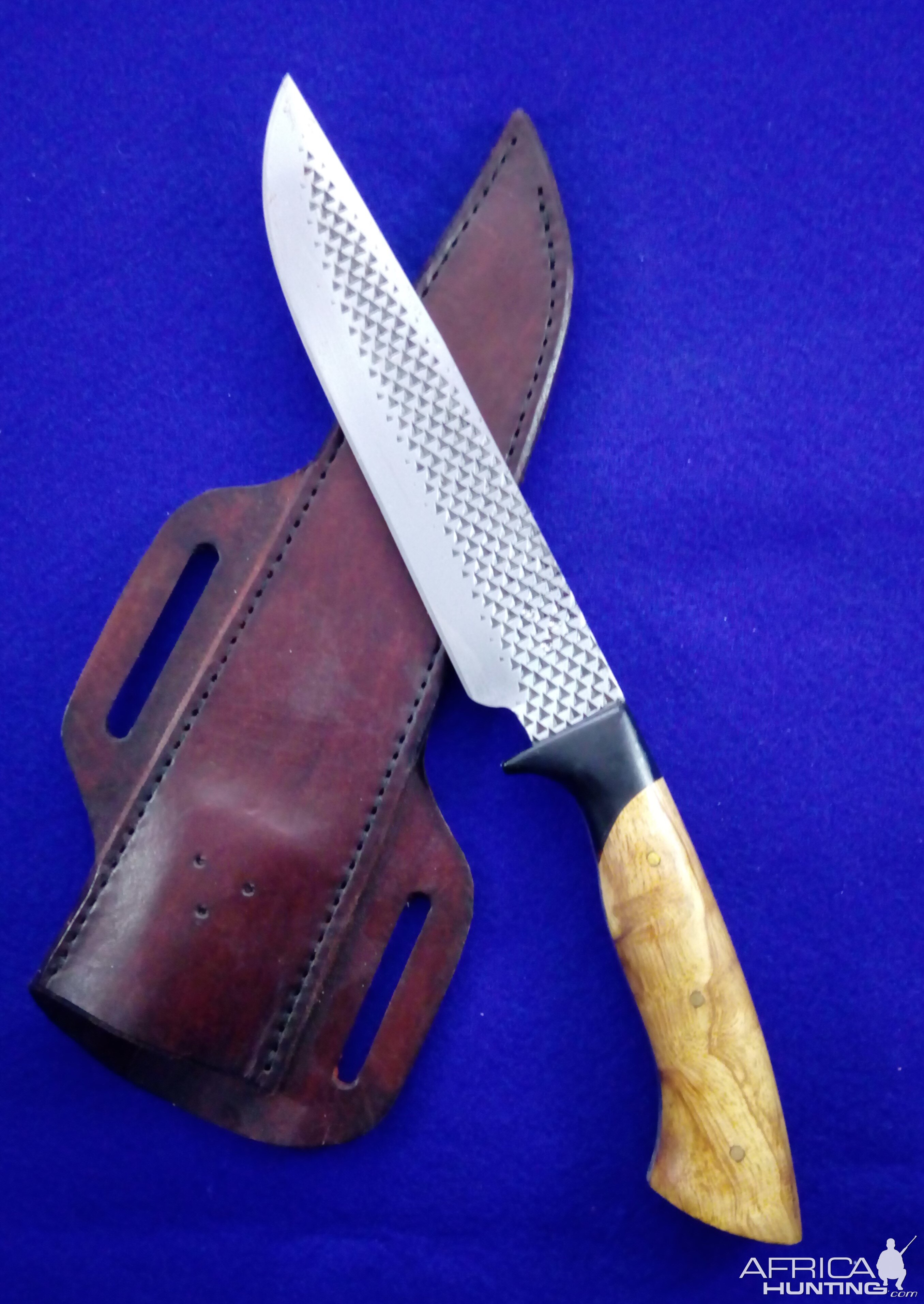 Farriers Rasp Bowie Knife with Sheath