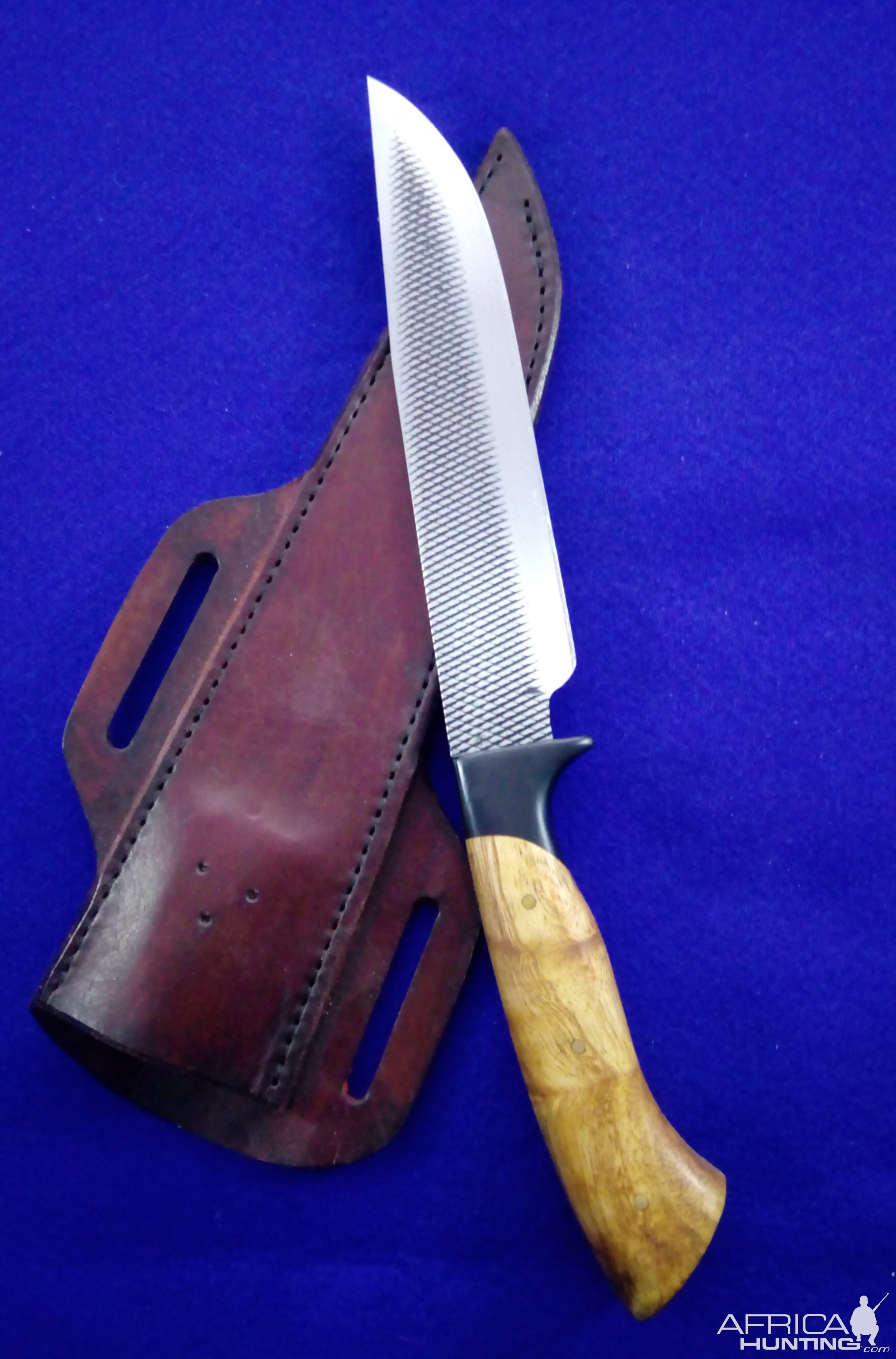 Farriers Rasp Bowie Knife with Sheath