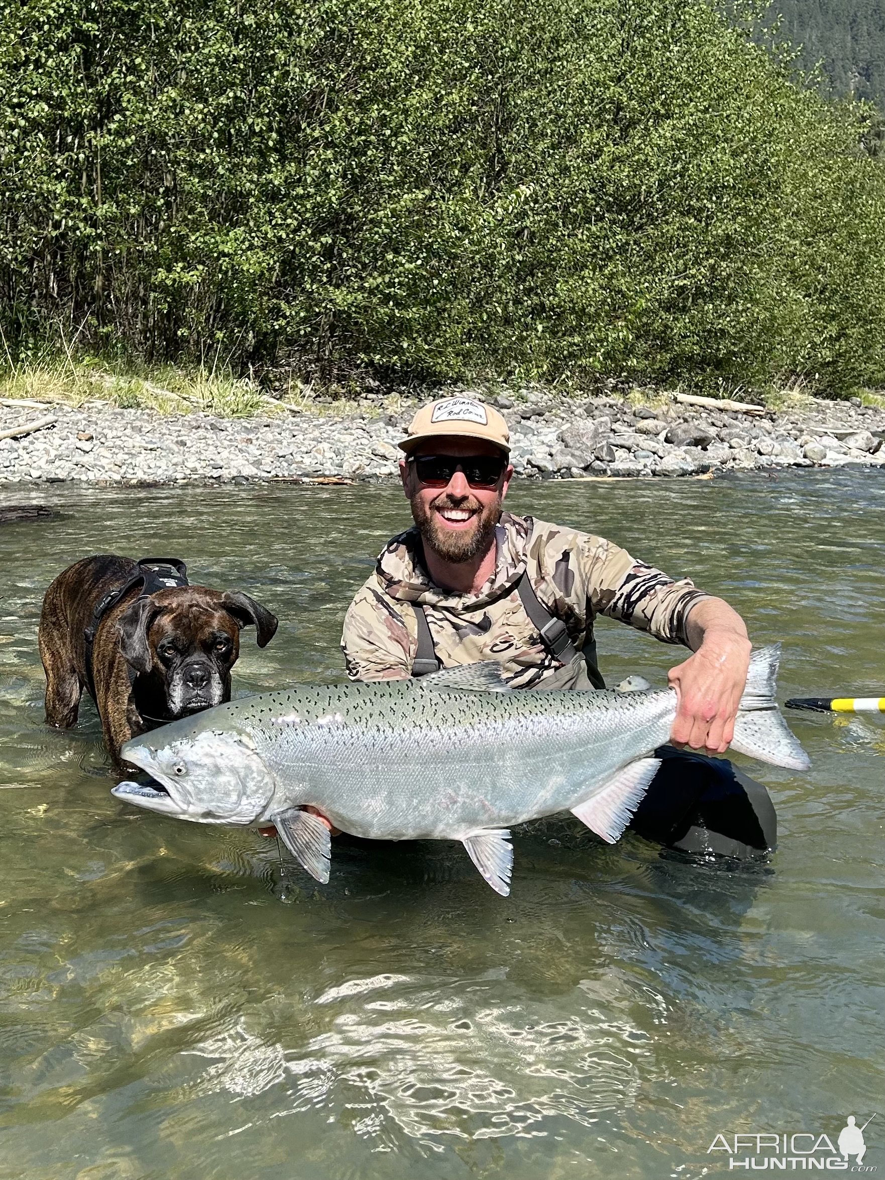 Fishing Chinook Salmon