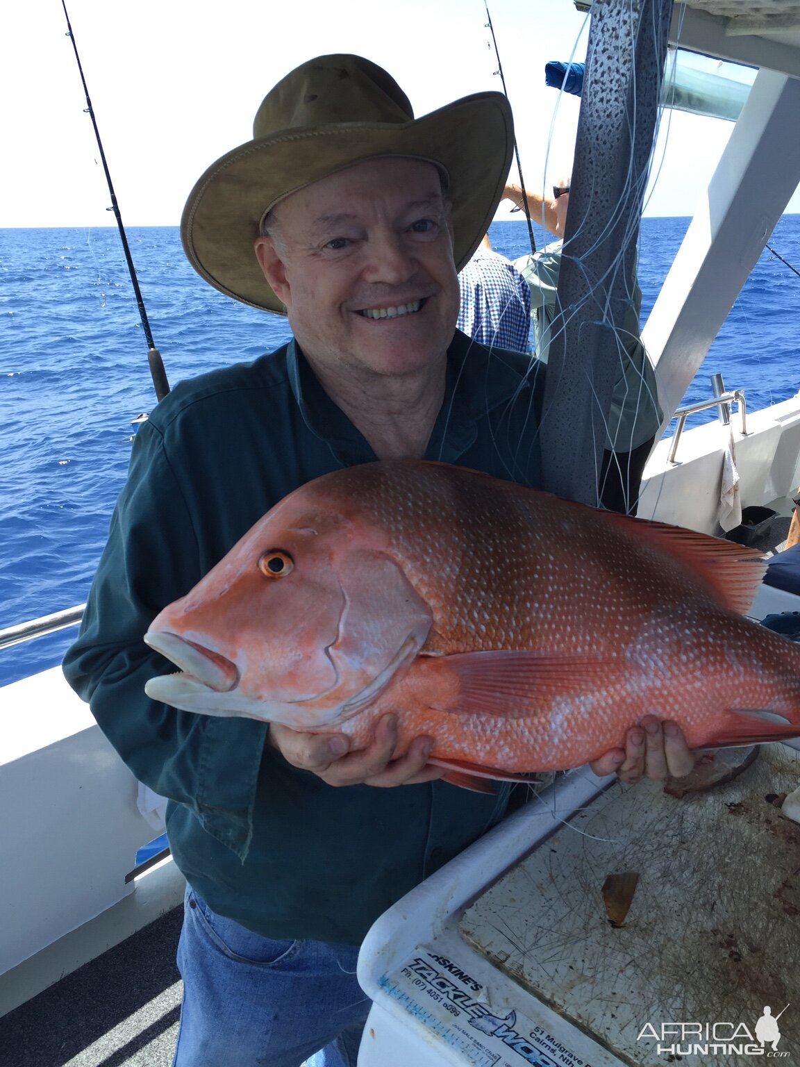 Fishing Red Emperor fish in Australia