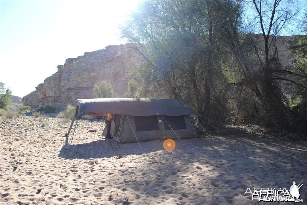 Fly camp in Southern Namibia
