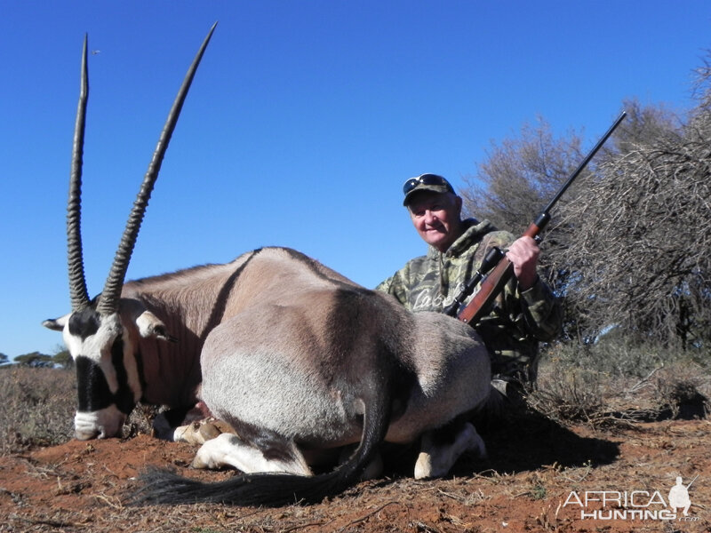 Gemsbok hunt with Wintershoek Johnny Vivier Safaris