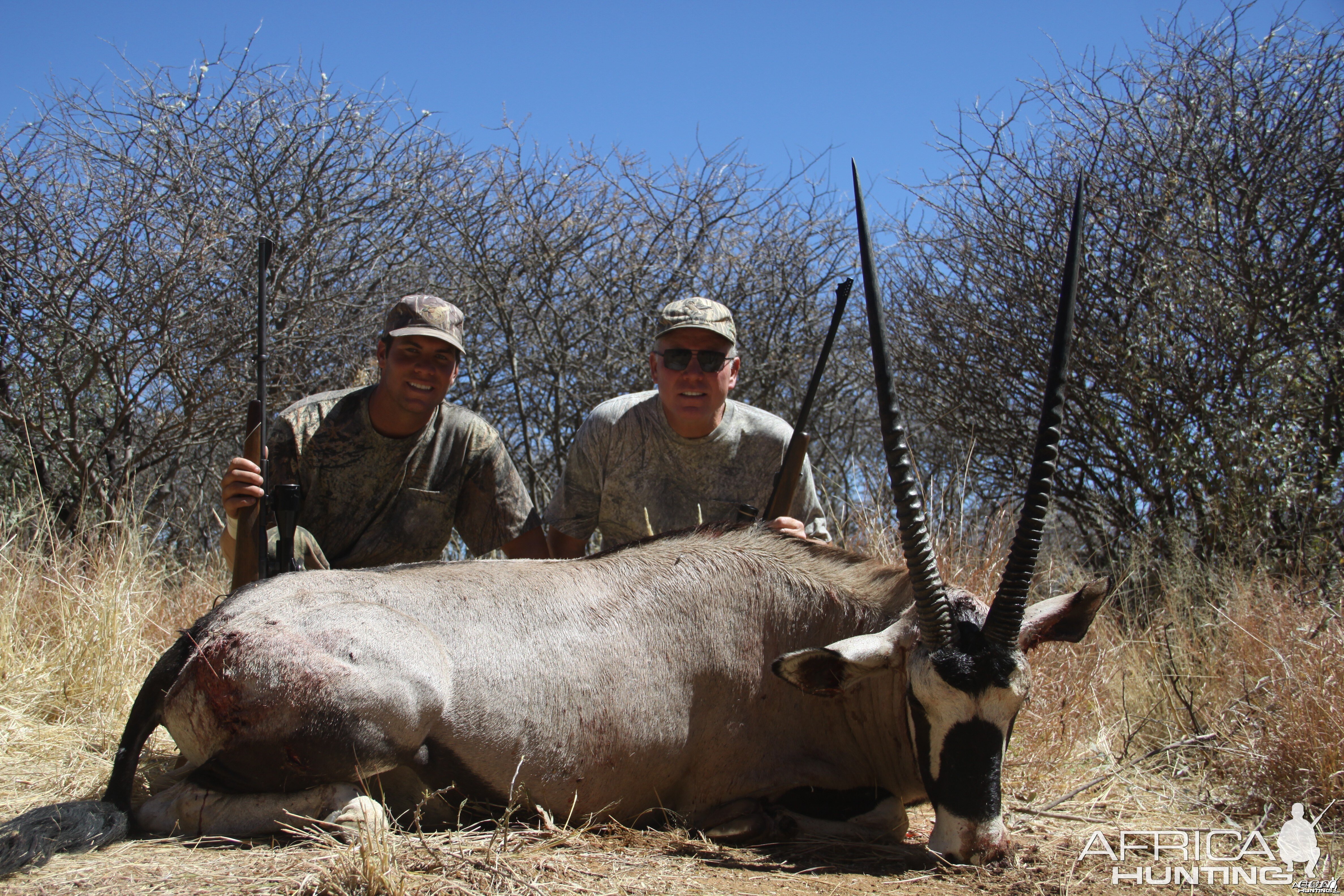 gemsbok hunted with Ozondjahe Hunting Safaris in Namibia