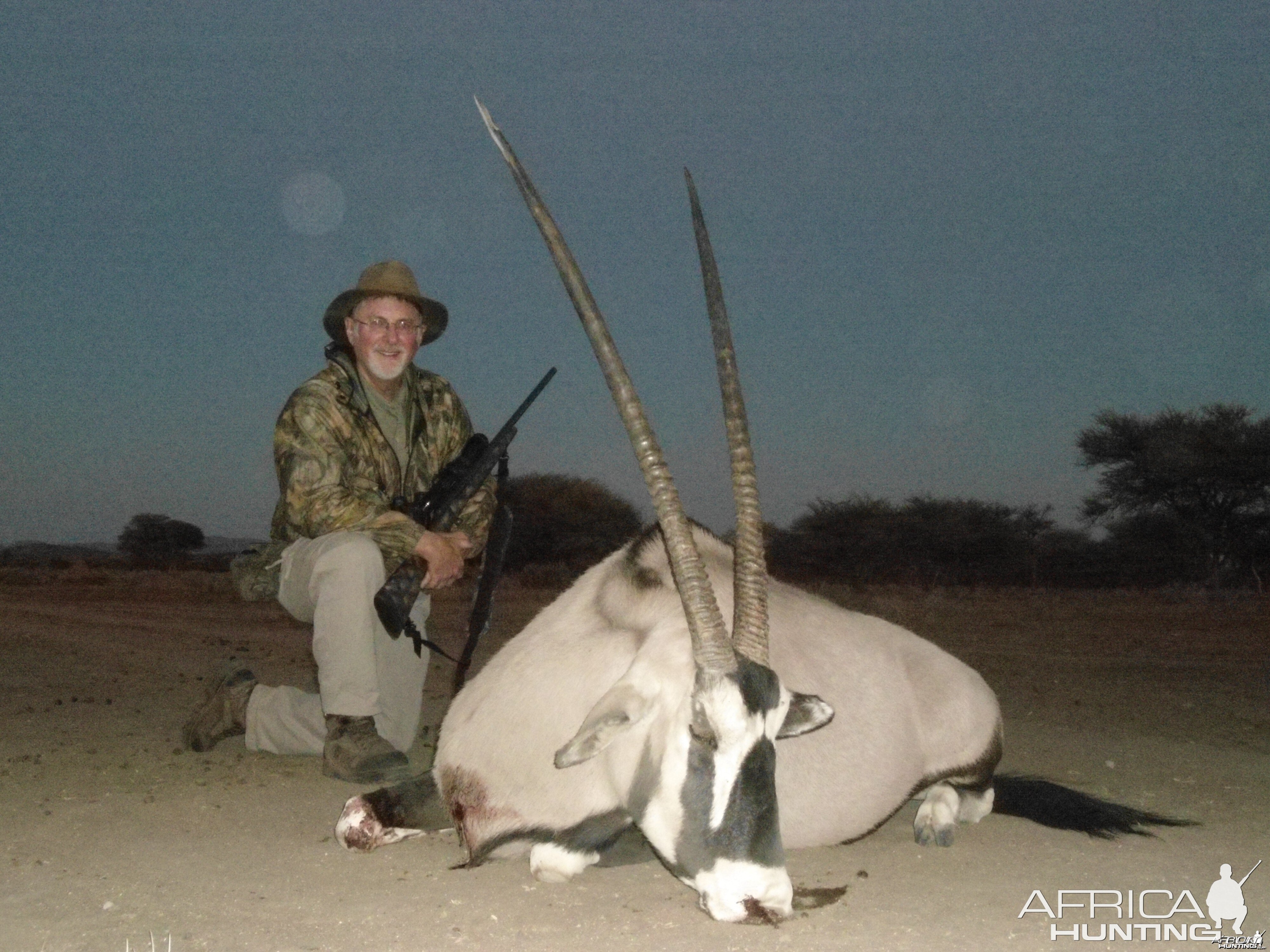 Gemsbok hunted with Ozondjahe Hunting Safaris in Namibia