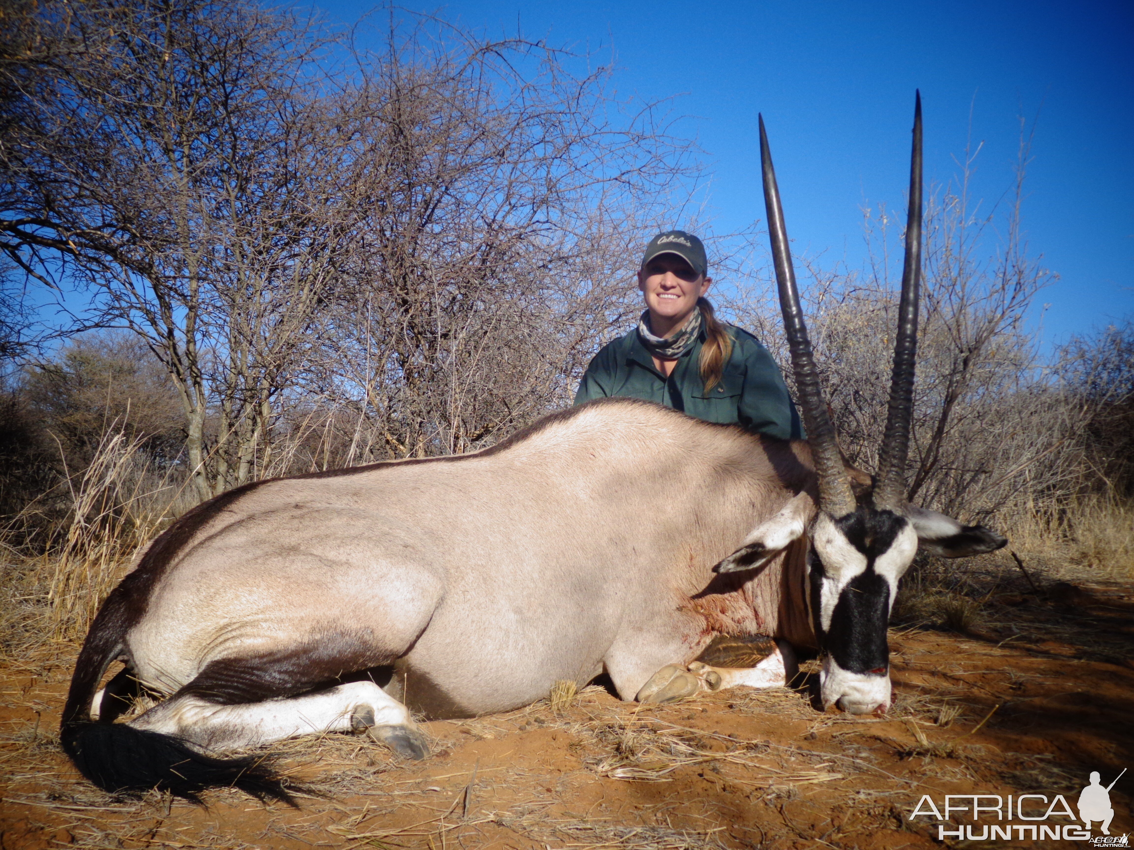 Gemsbok hunted with Ozondjahe Hunting Safaris in Namibia