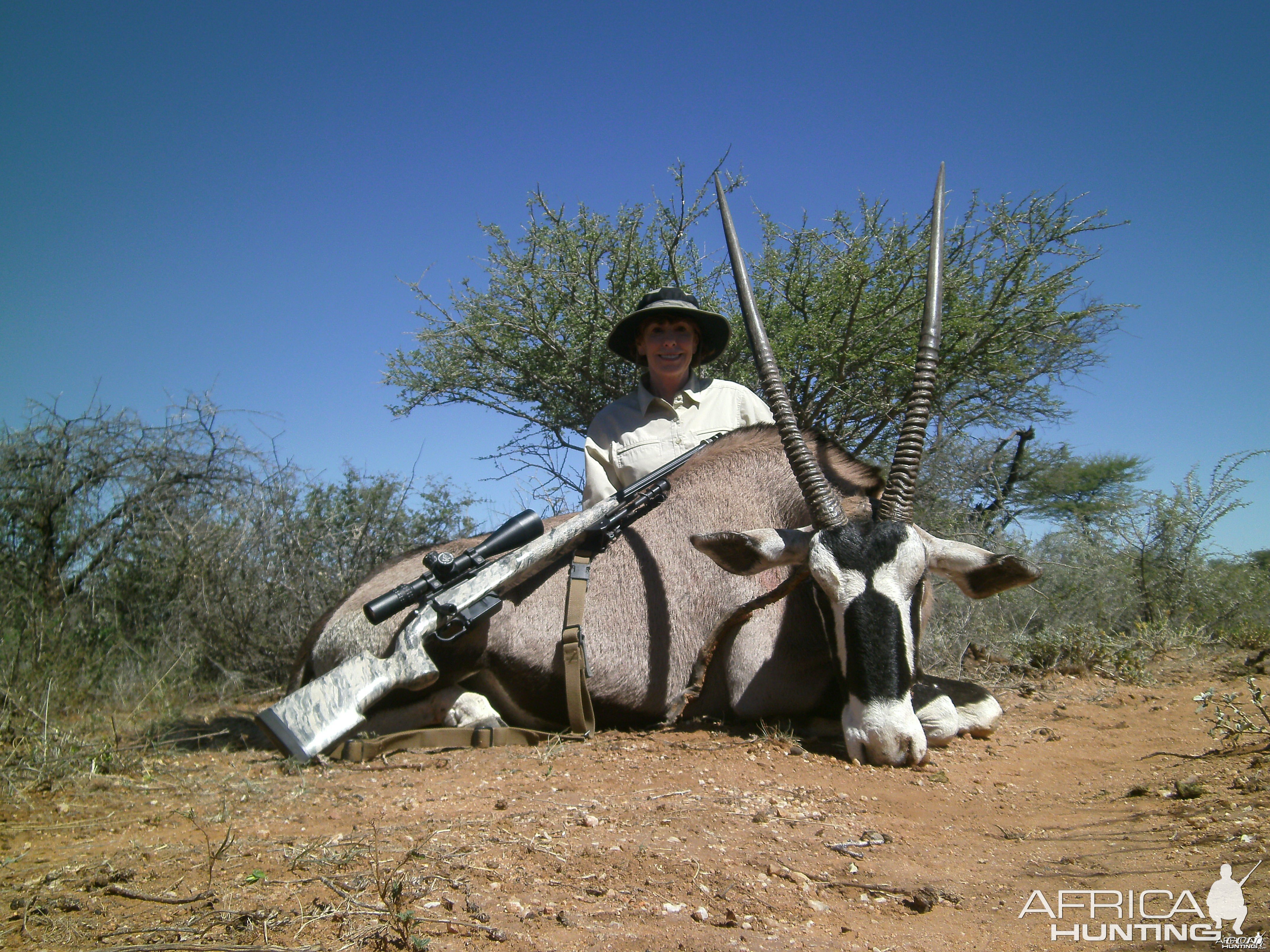 Gemsbok hunted with Ozondjahe Hunting Safaris in Namibia