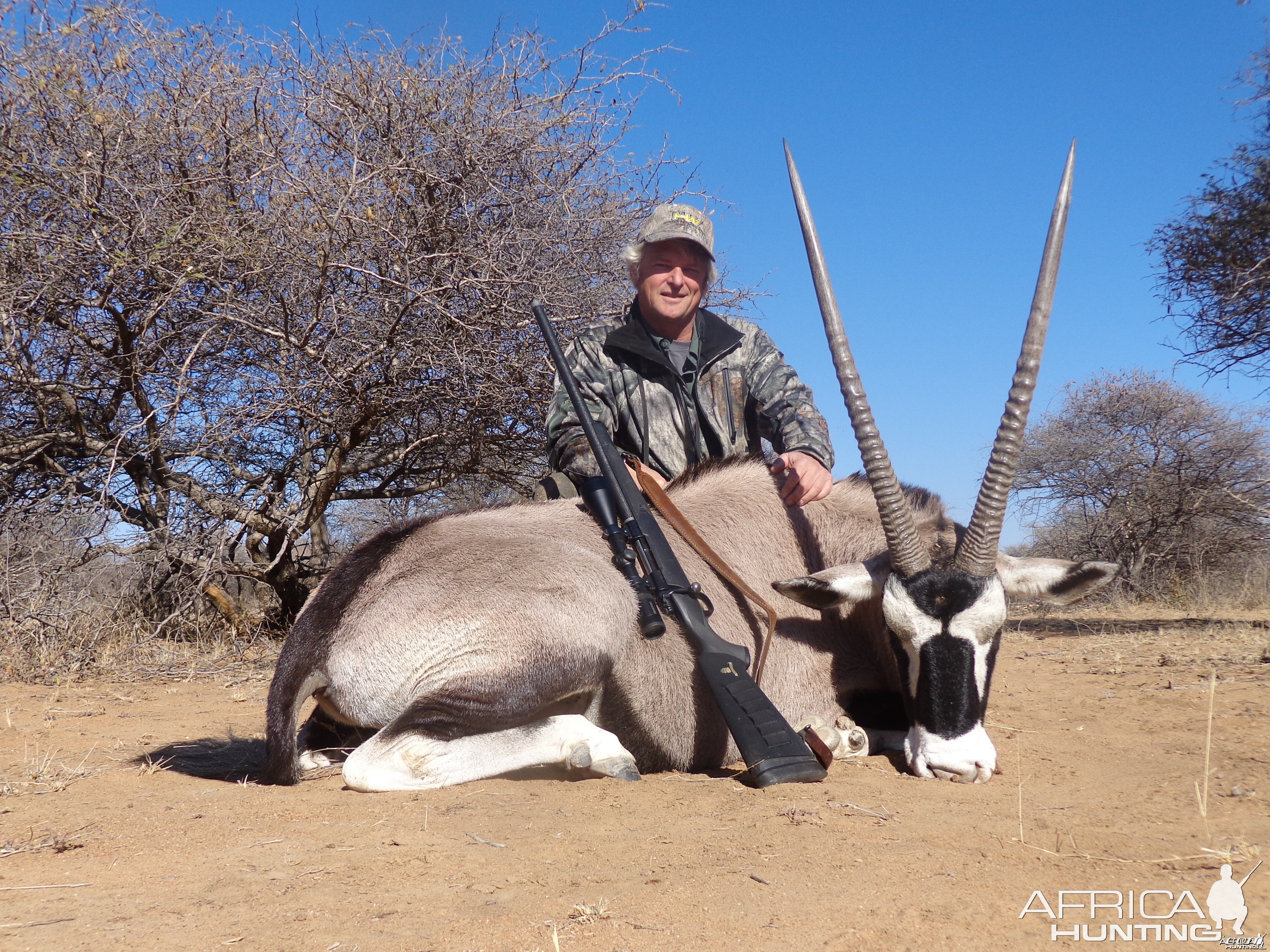 Gemsbok hunted with Ozondjahe Hunting Safaris in Namibia