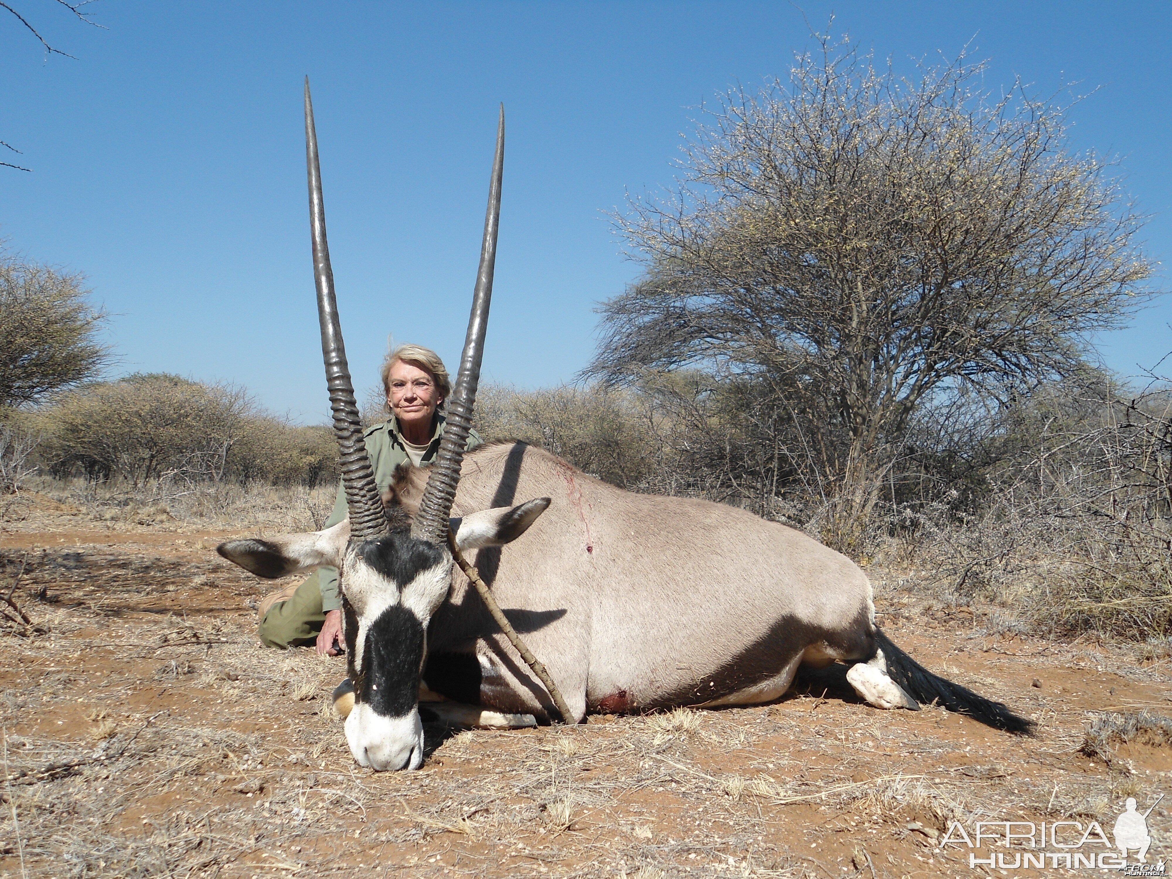 Gemsbok hunted with Ozondjahe Hunting Safaris in Namibia