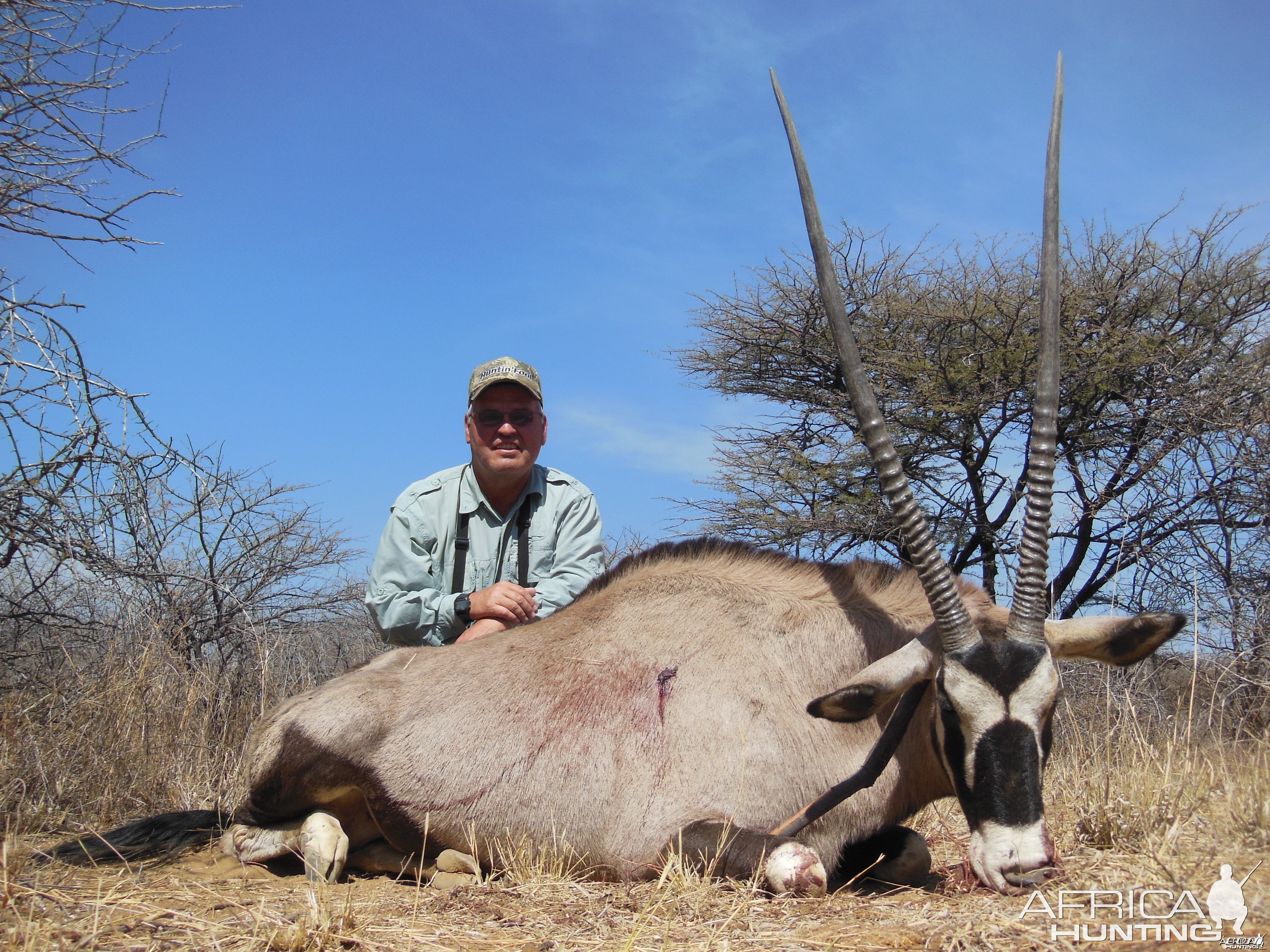 Gemsbok hunted with Ozondjahe Hunting Safaris in Namibia