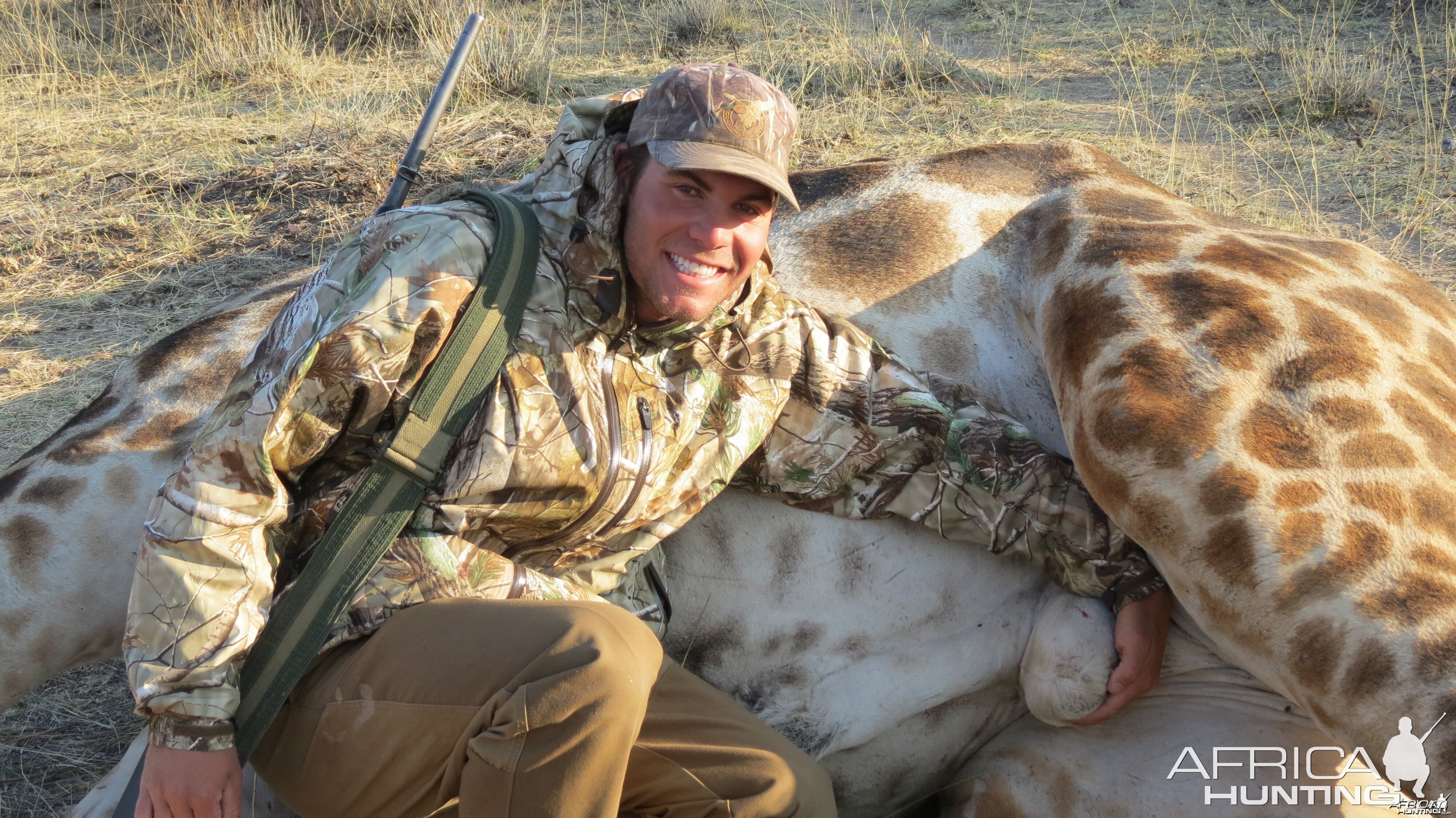 Giraffe hunted with Ozondjahe Hunting Safaris in Namibia