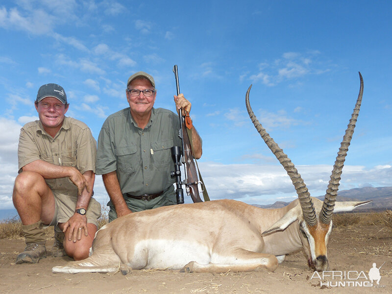 Grants Gazelle hunt with Wintershoek Johnny Vivier Safaris