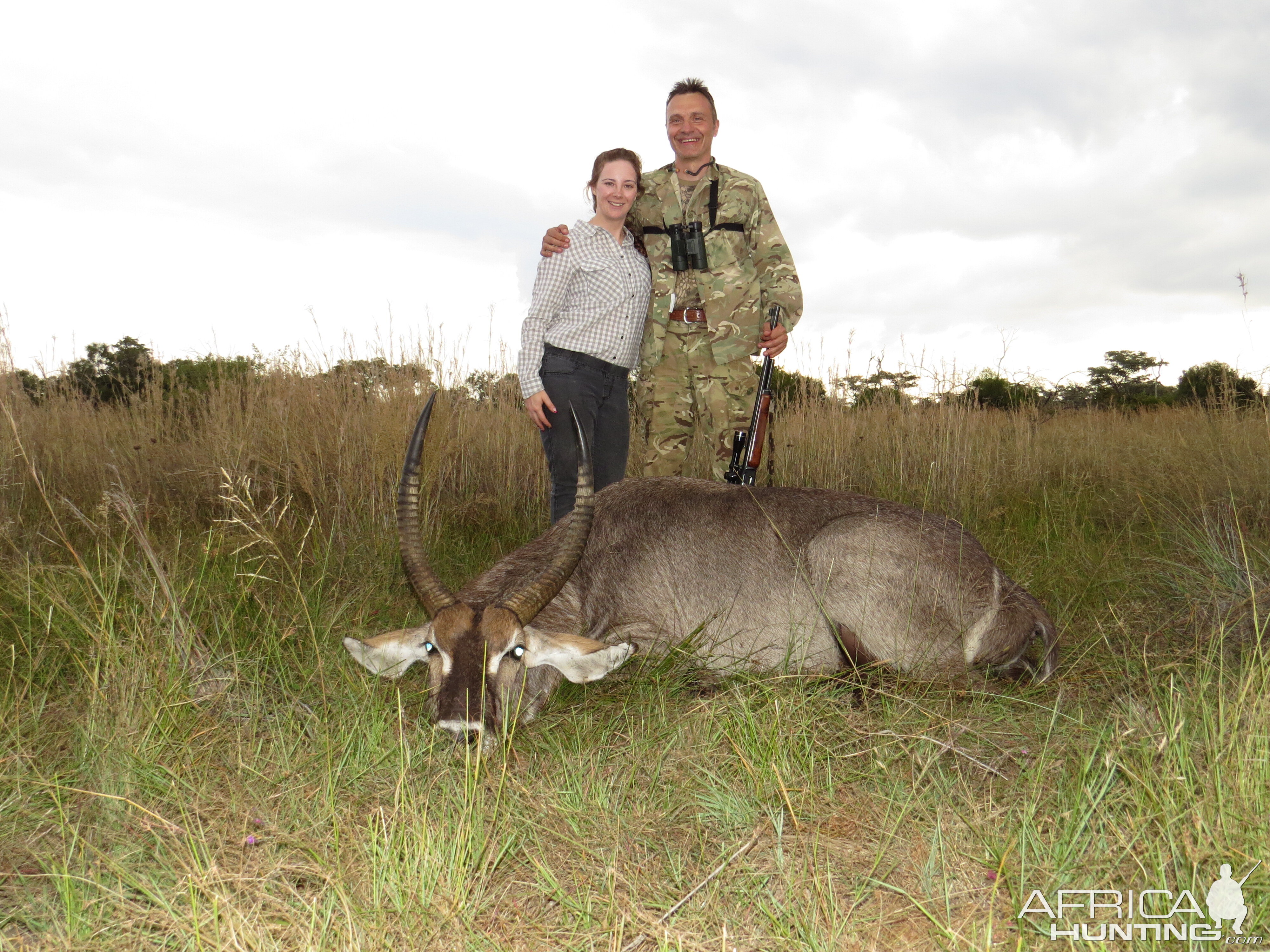 Great buck and guide (left), too!