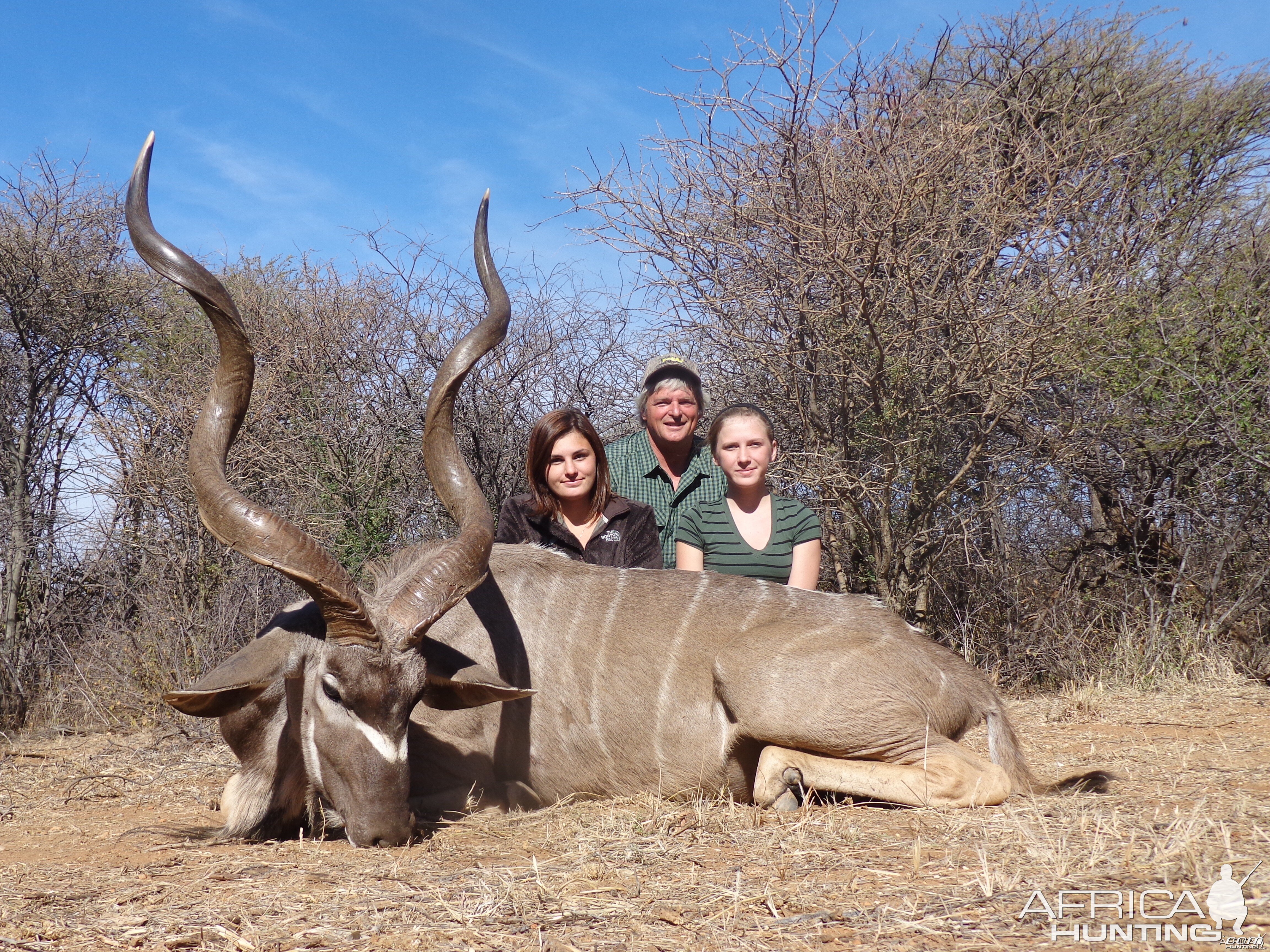 Greater Kudu hunted with Ozondjahe Hunting Safaris in Namibia