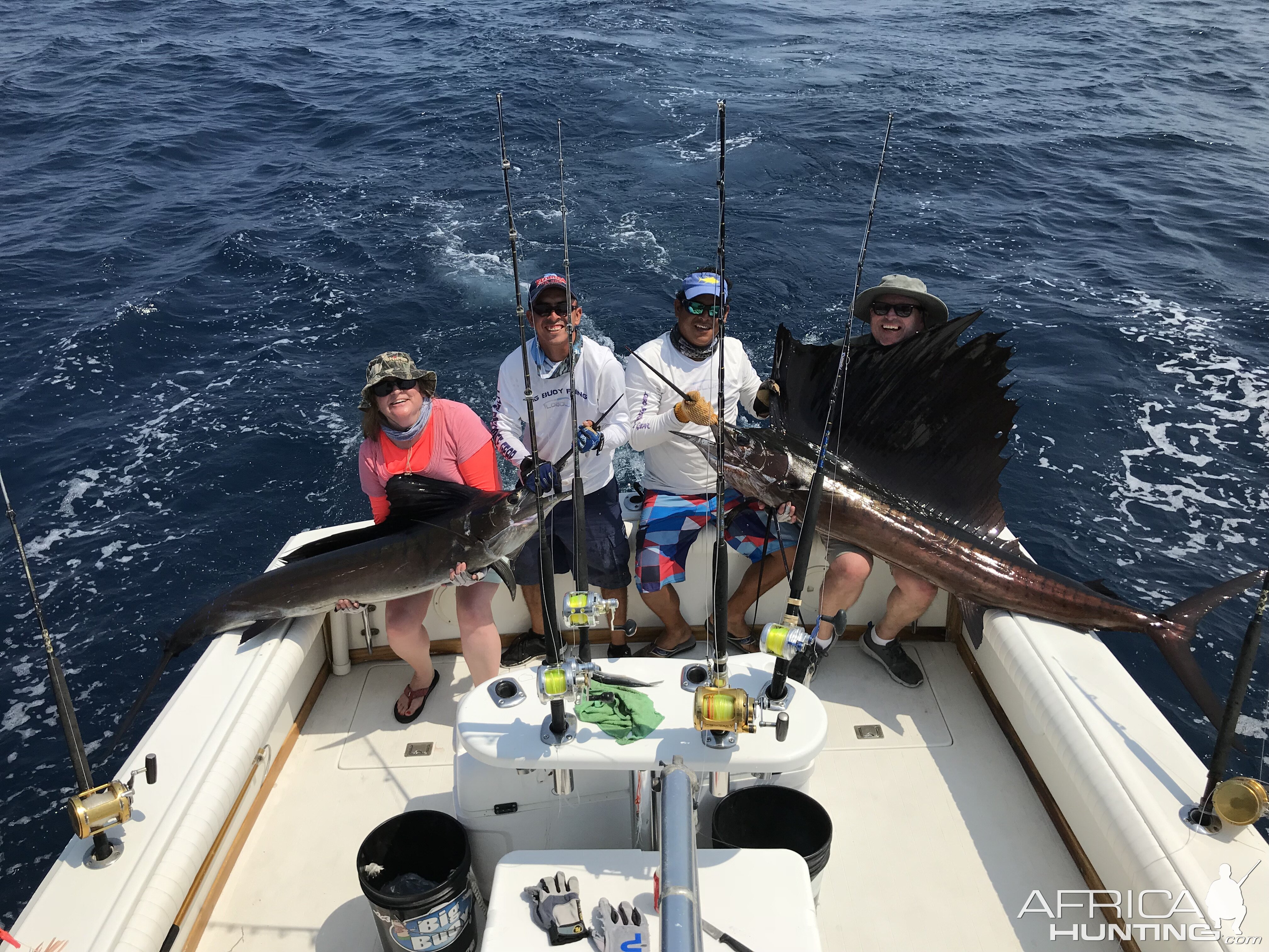 Guatemala sailfish double!