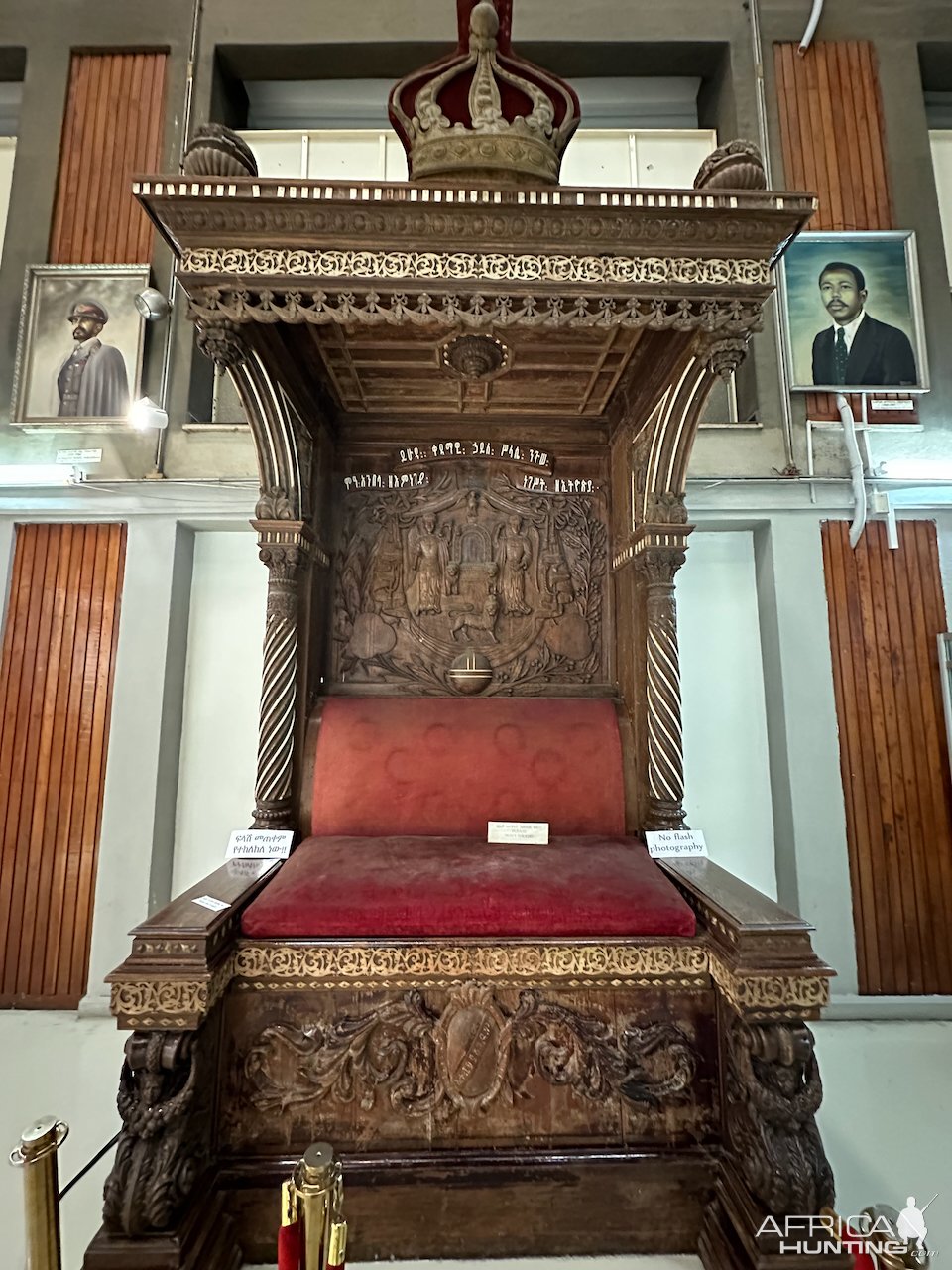 Haile Selassie's Throne Ethiopia