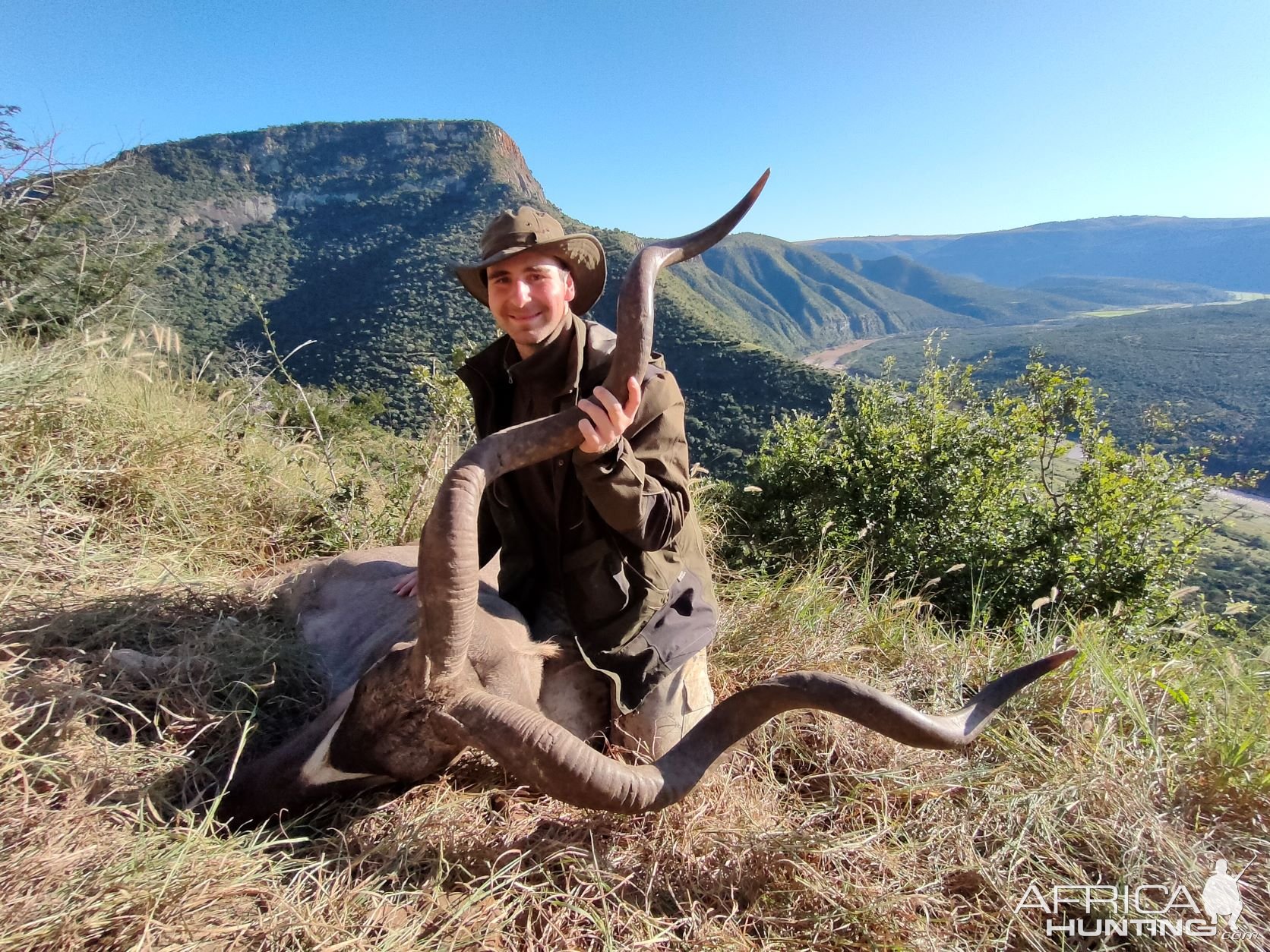 Hard Kudu Hunting In An Breathtaking Landscape