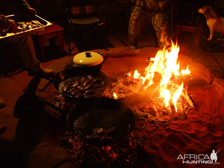 Having Barbeque Namibia