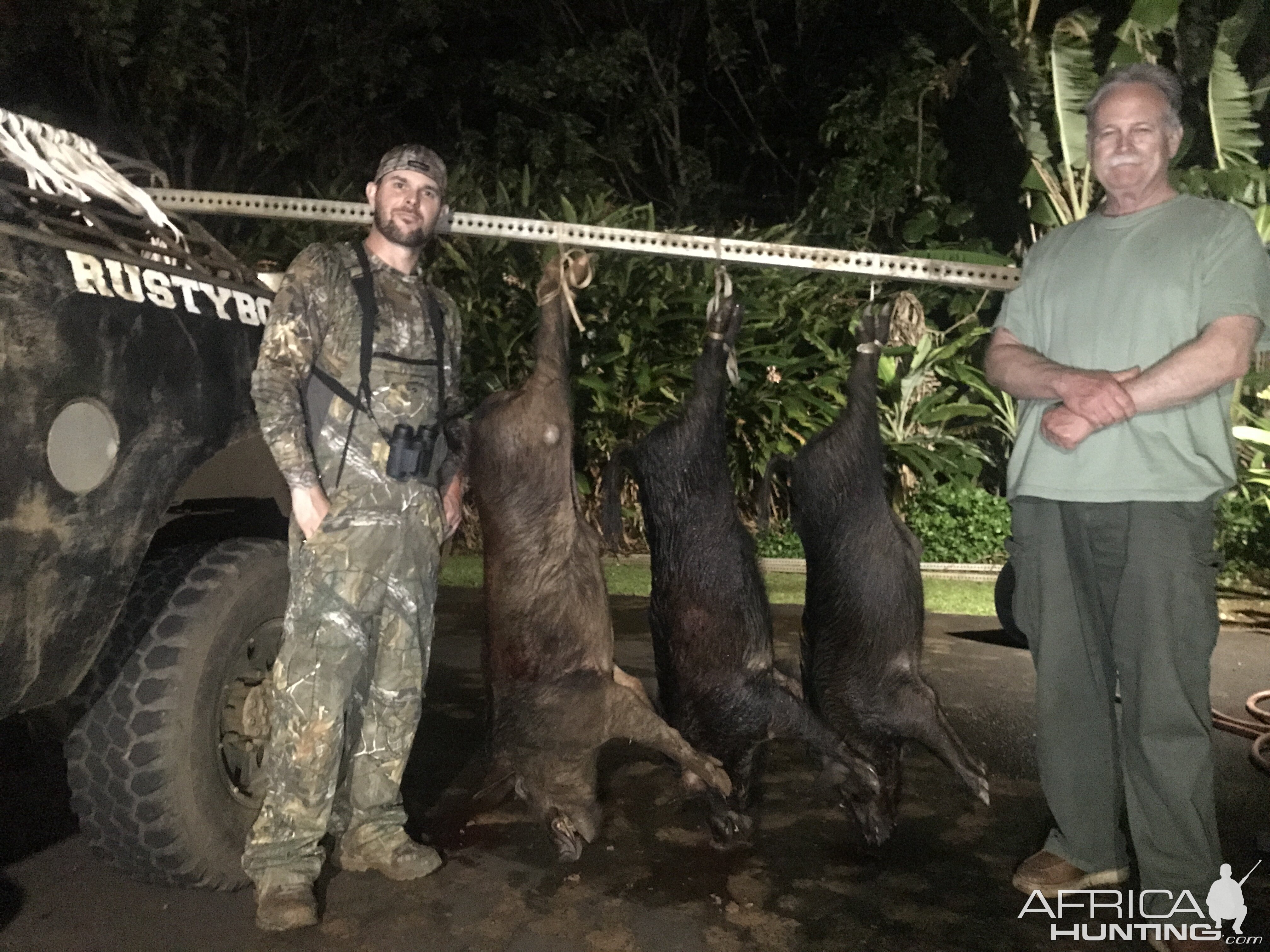 Hog hunt Kauai