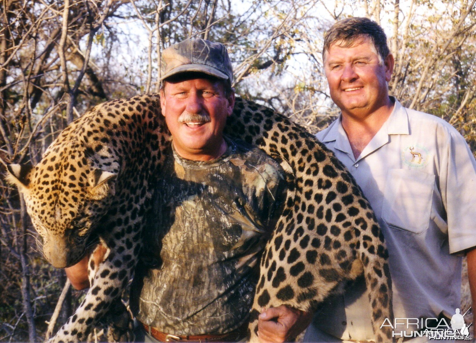 Holstein Hunting Safaris Namibia -PH Gunther on Leopard