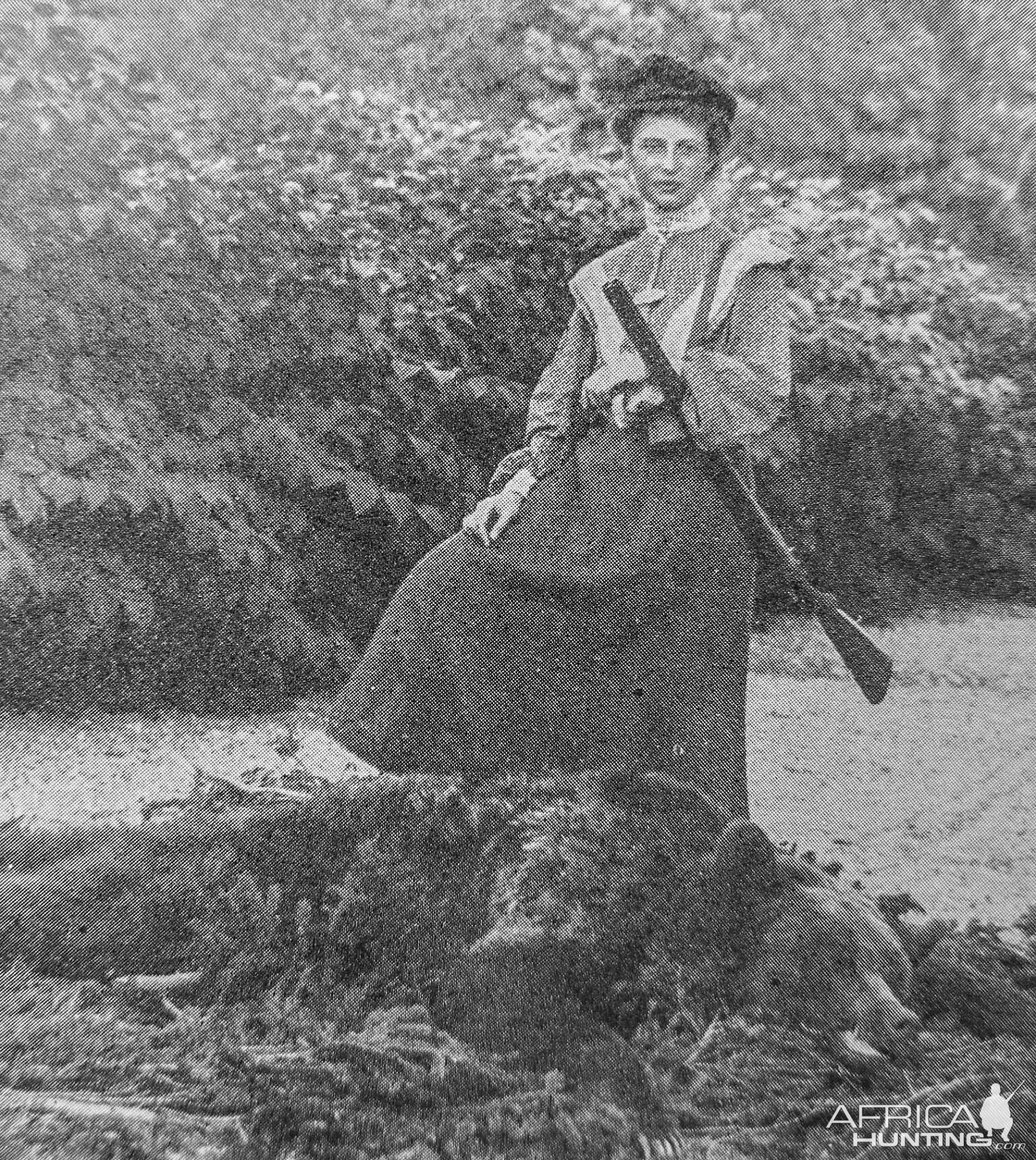 Hunt Bear in Transylvania now Romania 1880s