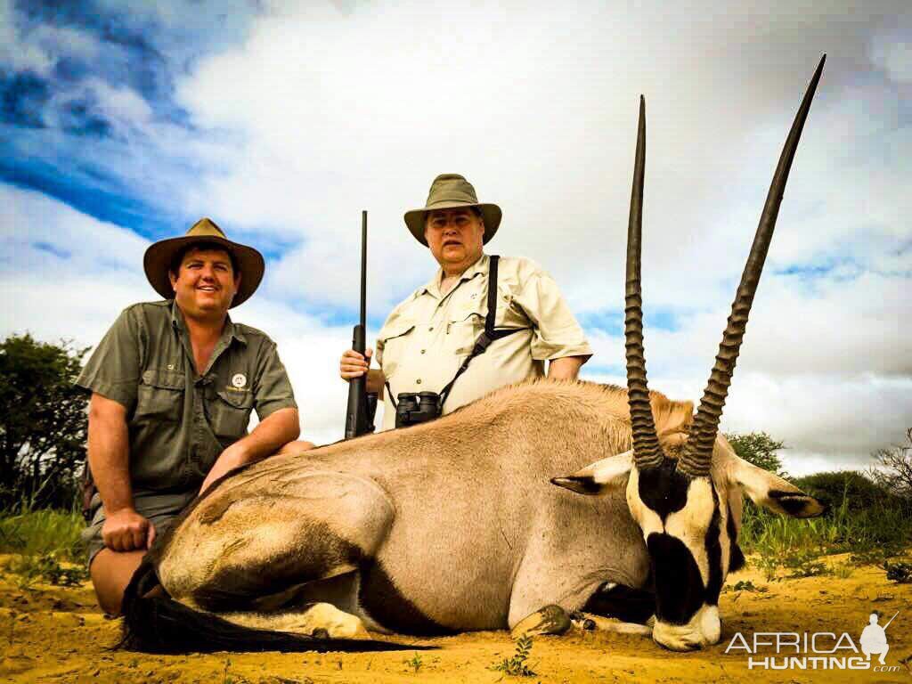 Hunt Gemsbok in South Africa