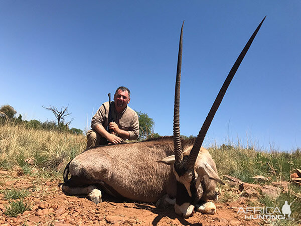 Hunt Gemsbok in South Africa