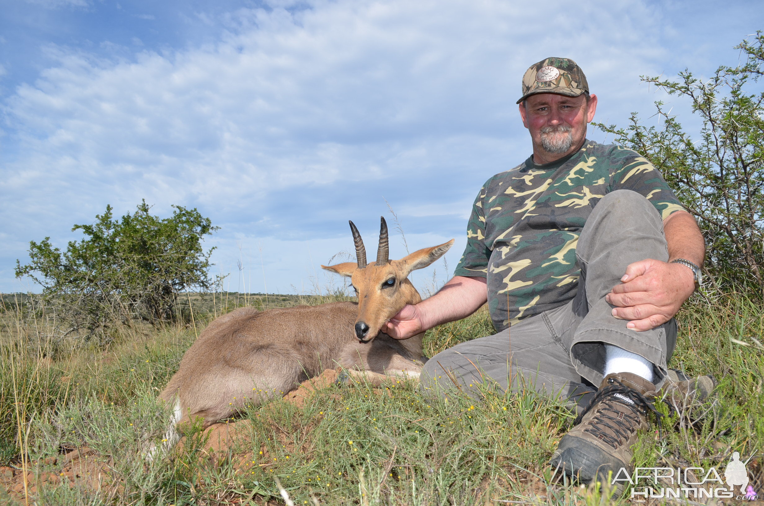 Hunt Mountain Reedbuck in South Africa