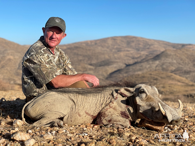 Hunt Warthog in Namibia