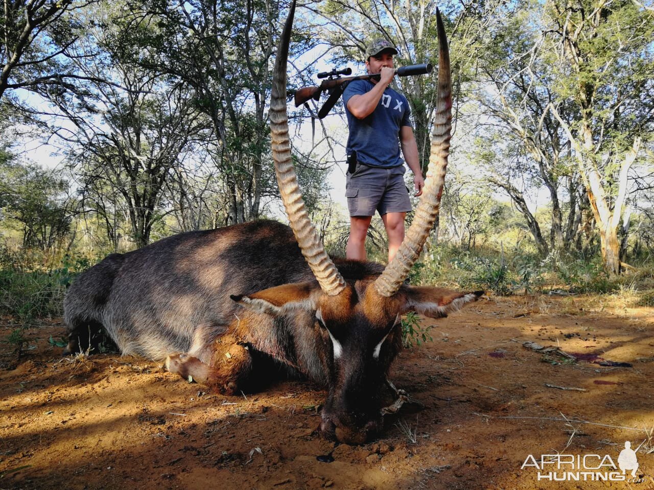 Hunt Waterbuck in South Africa