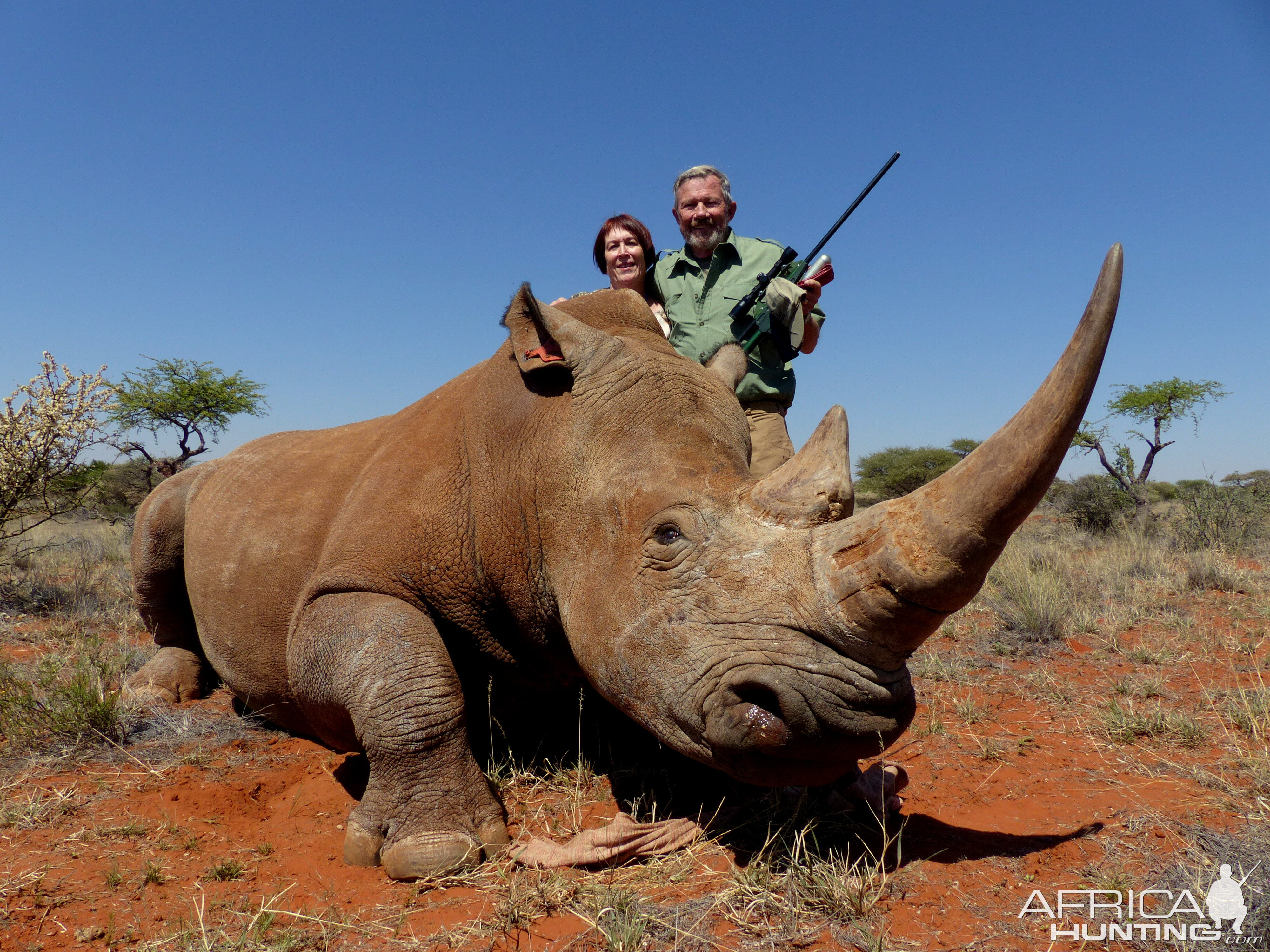 Hunt White Rhino in South Africa