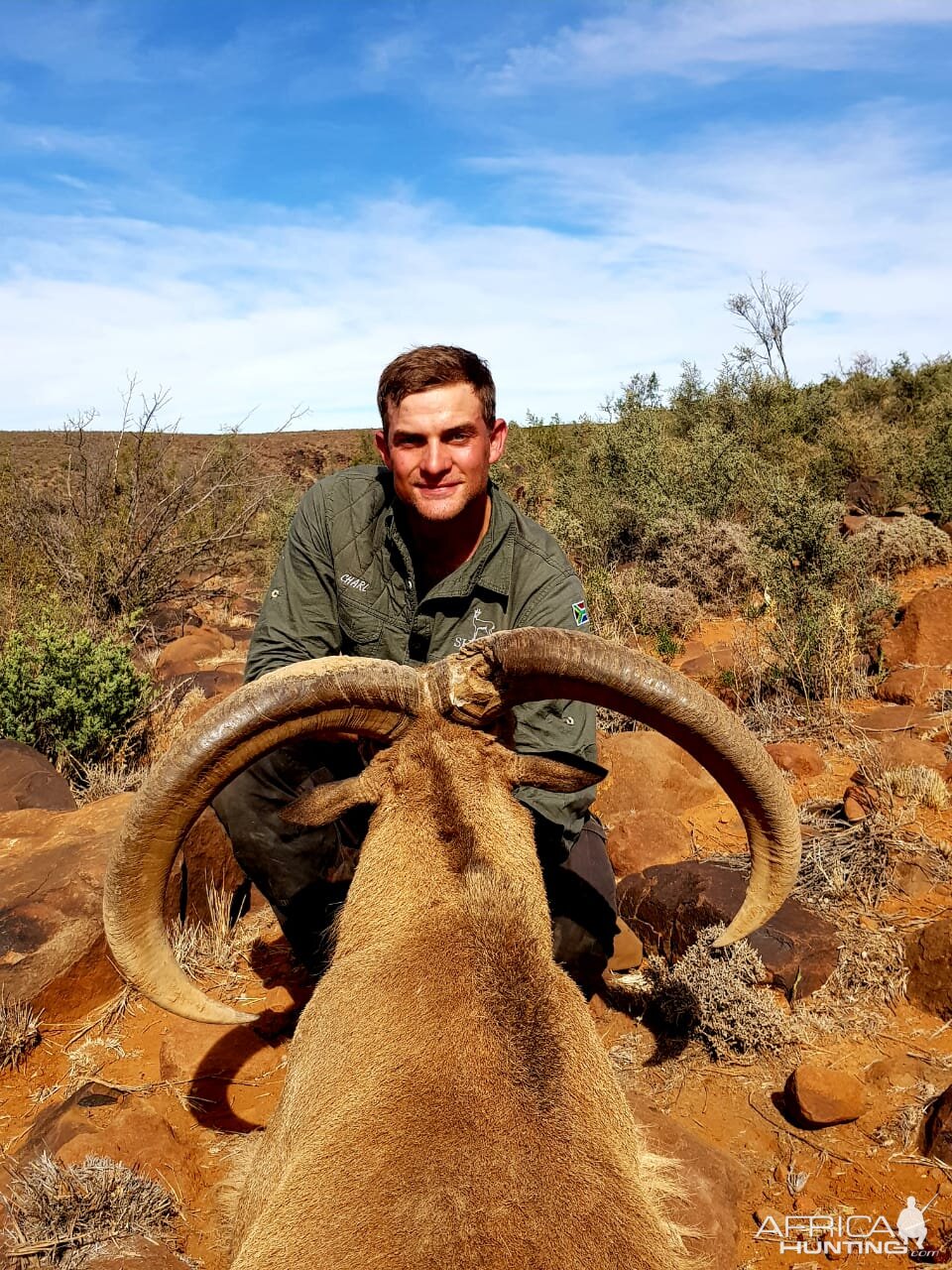 Hunting Barbary Sheep in South Africa