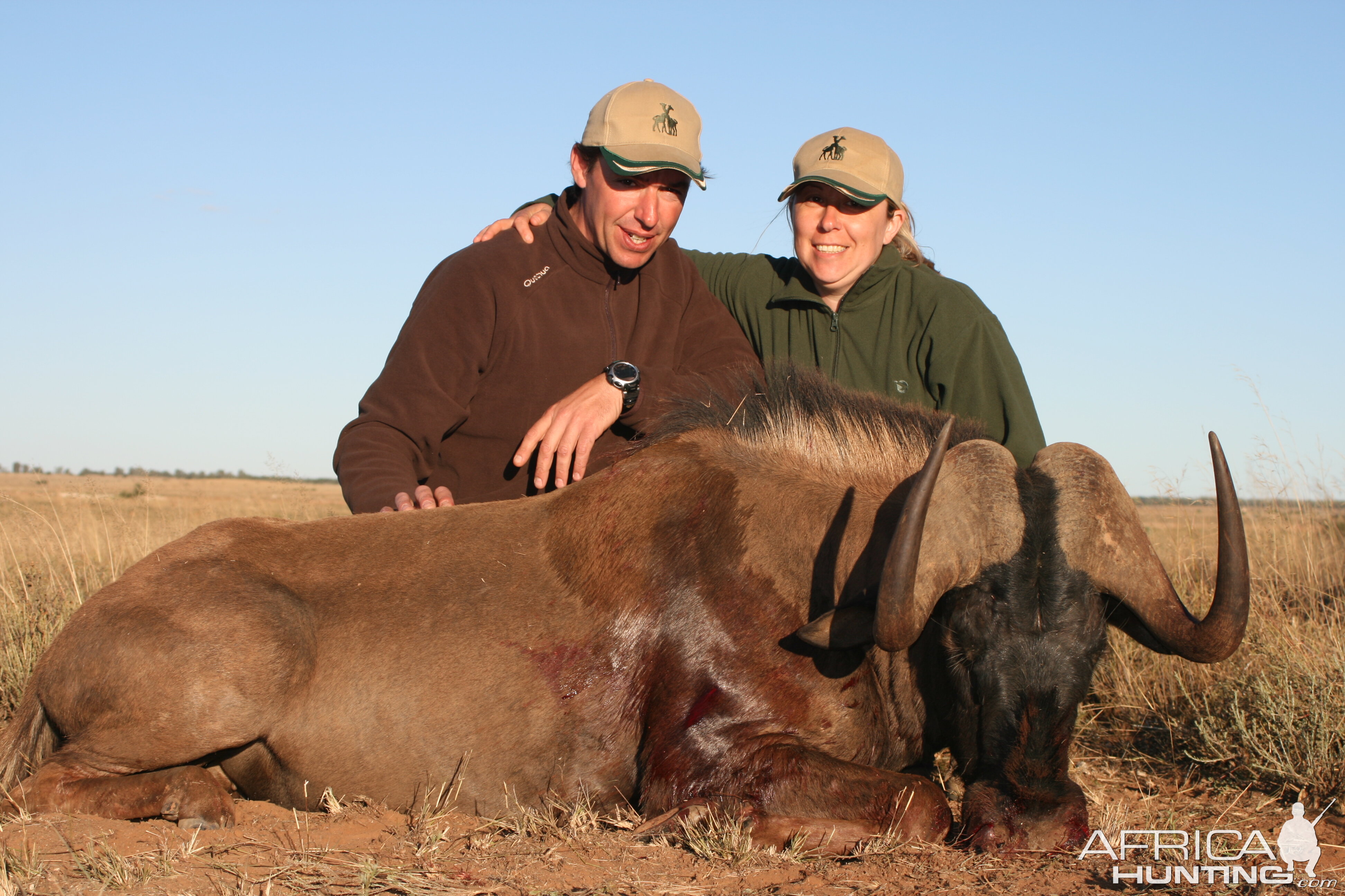 Hunting Black Wildebeest with Wintershoek Johnny Vivier Safaris in SA