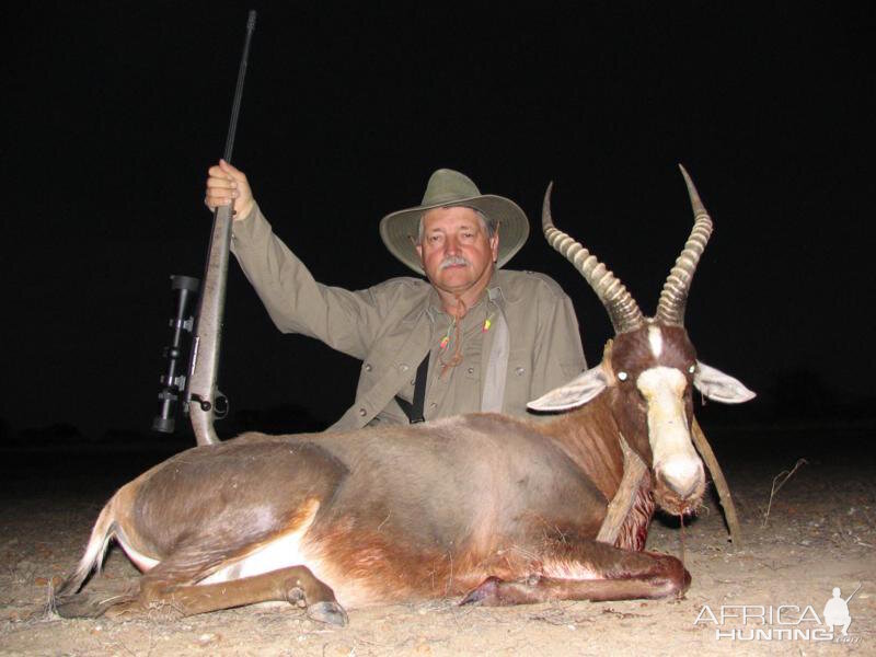 Hunting Blesbok in Nambia