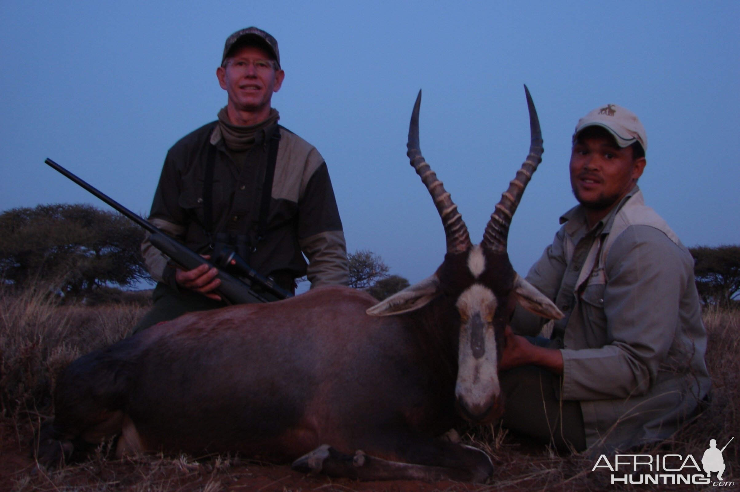 Hunting Blesbok with Wintershoek Johnny Vivier Safaris in SA