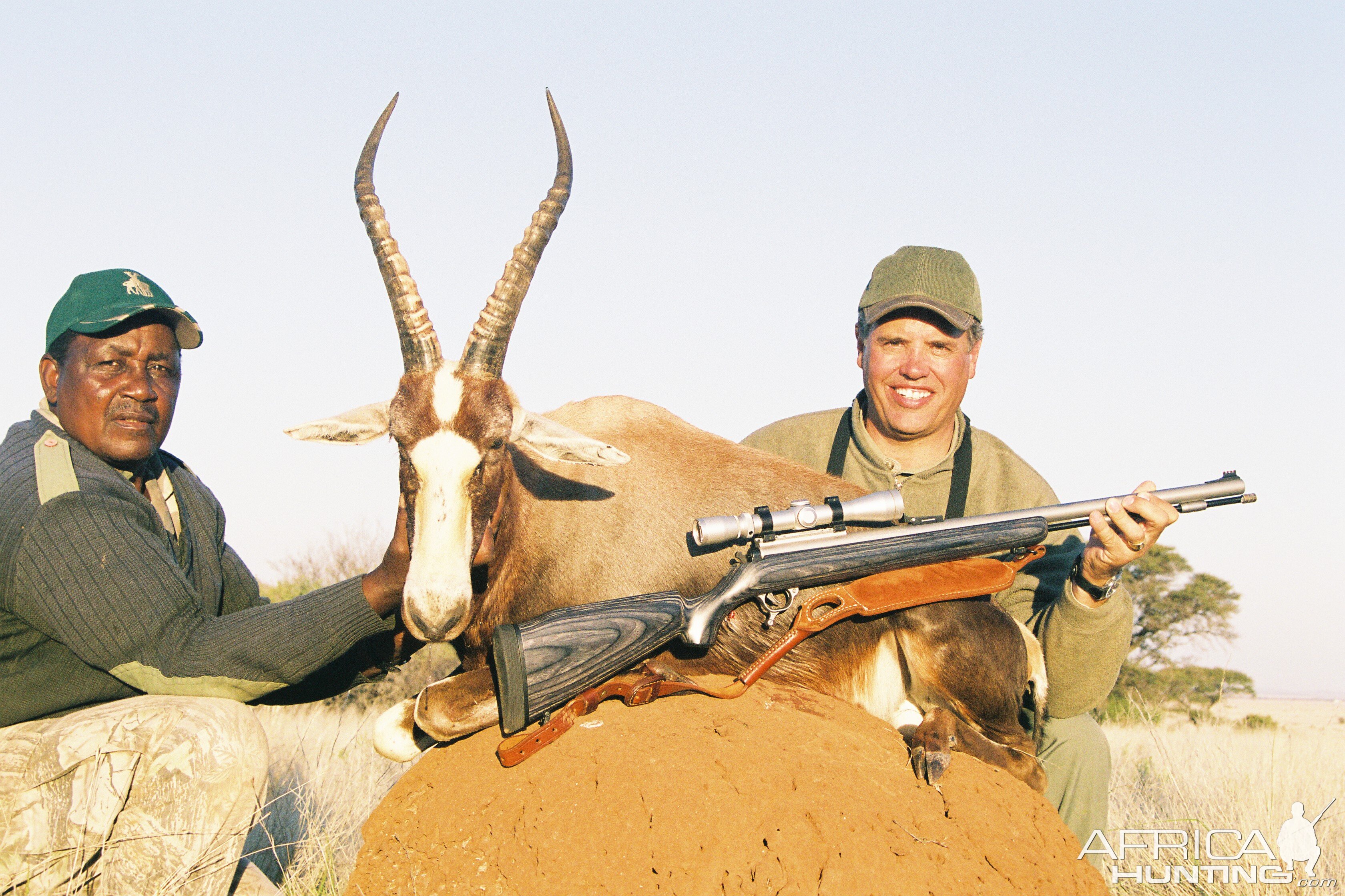 Hunting Blesbok with Wintershoek Johnny Vivier Safaris in SA