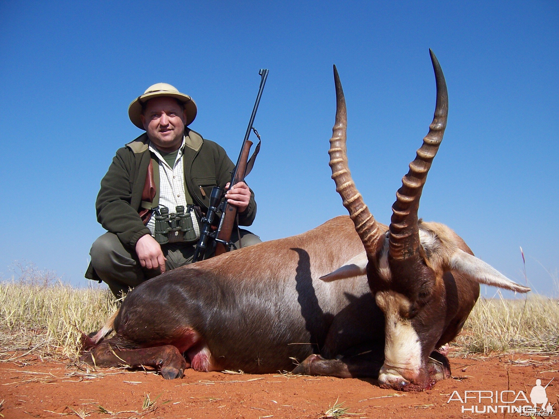 Hunting Blesbok with Wintershoek Johnny Vivier Safaris in SA