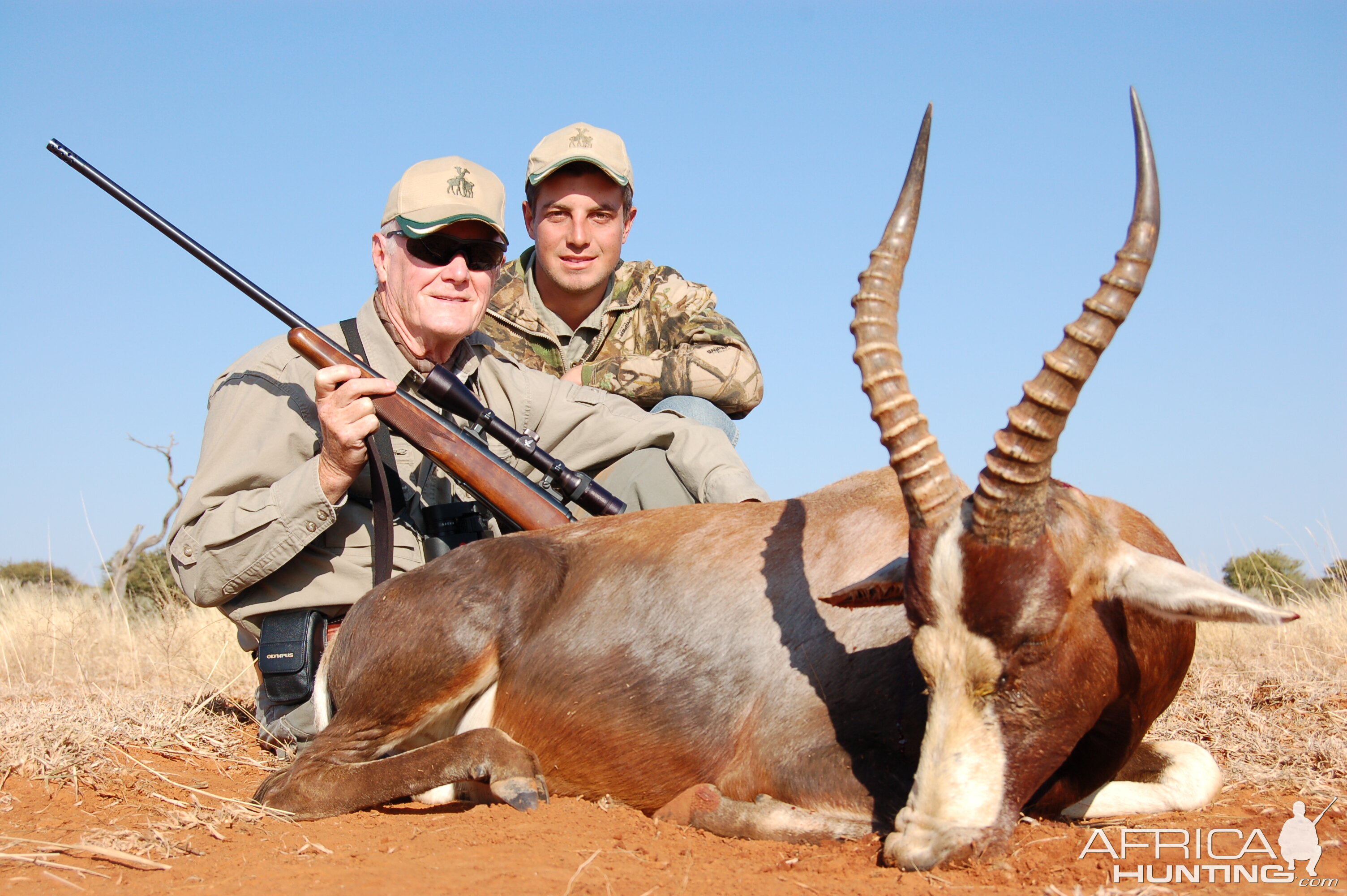 Hunting Blesbok with Wintershoek Johnny Vivier Safaris in SA