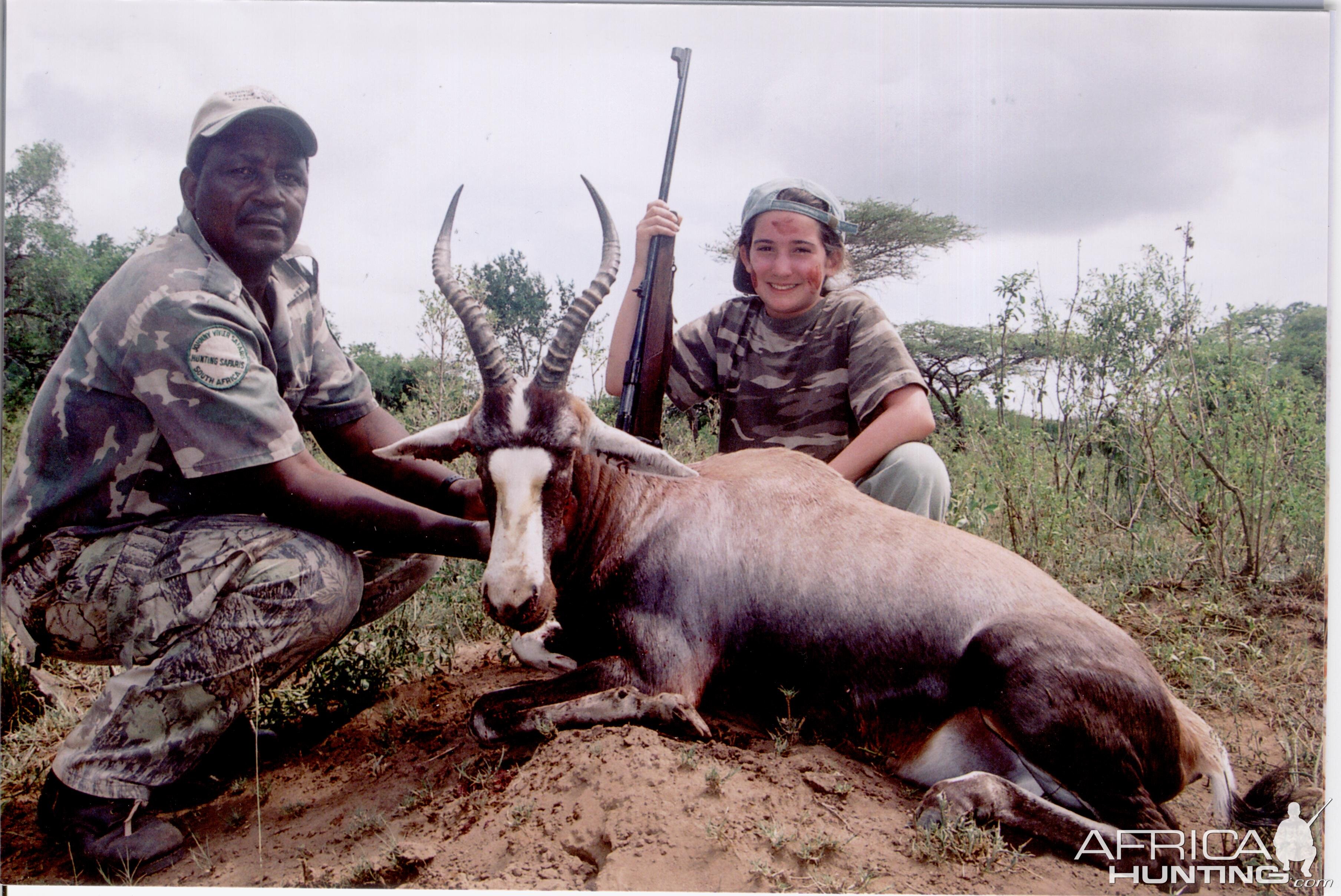 Hunting Blesbok with Wintershoek Johnny Vivier Safaris in SA