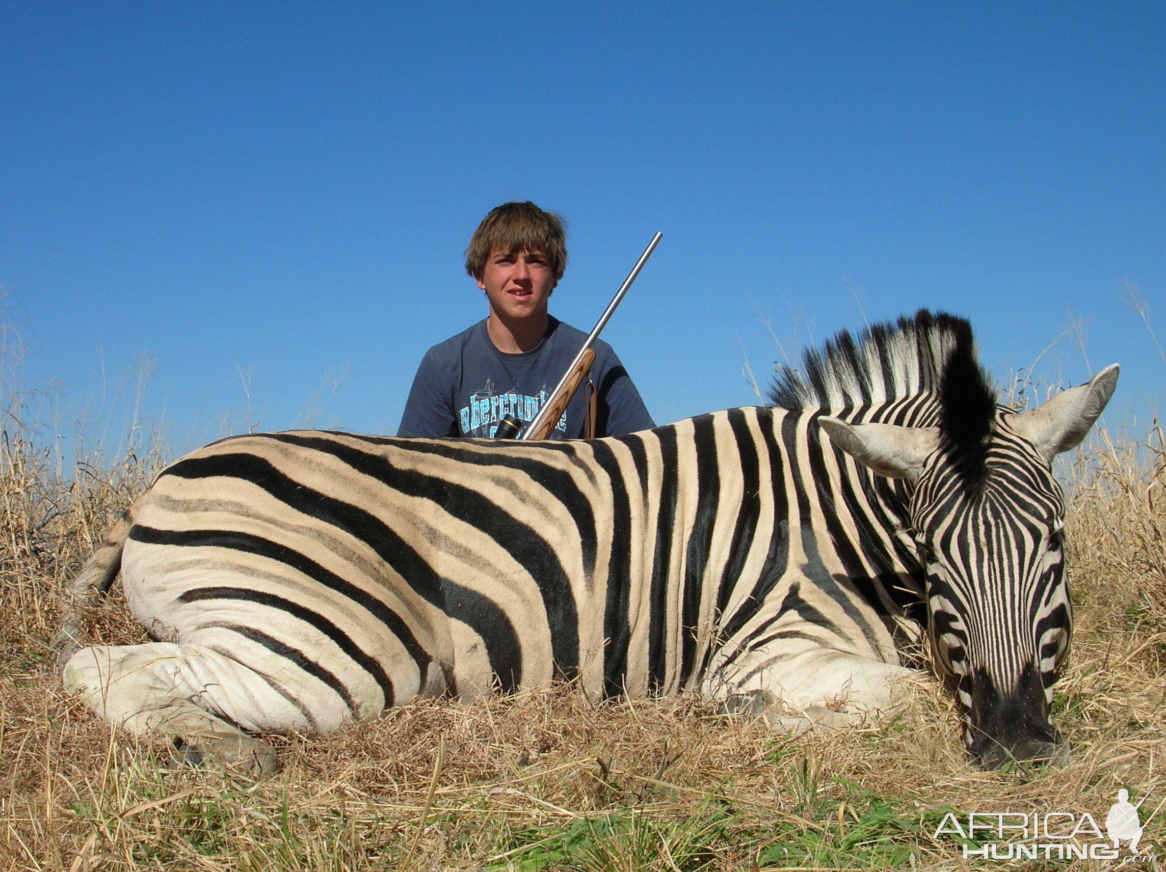 Hunting Burchell's Plain Zebra in Namibia