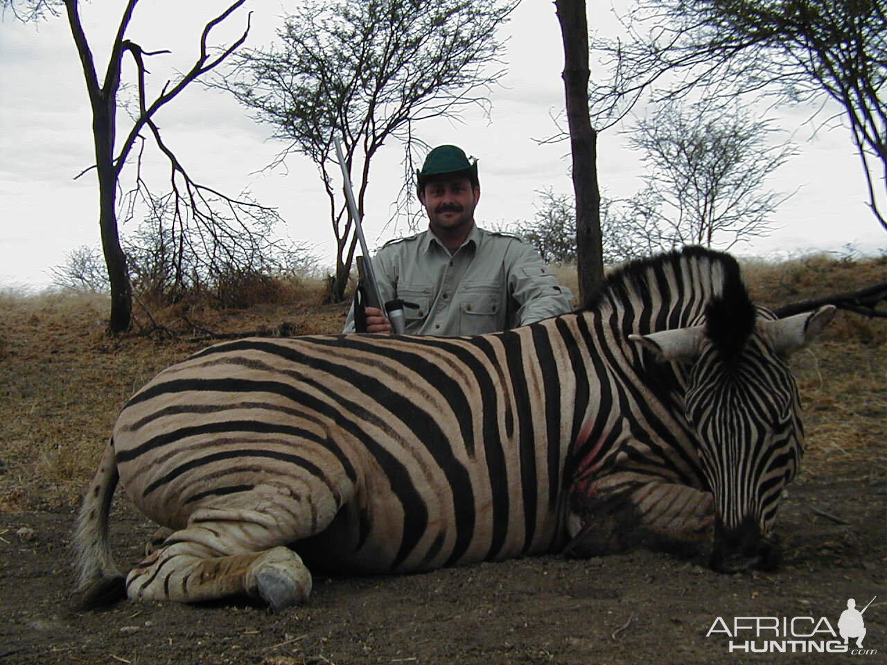 Hunting Burchell's Plain Zebra in Namibia