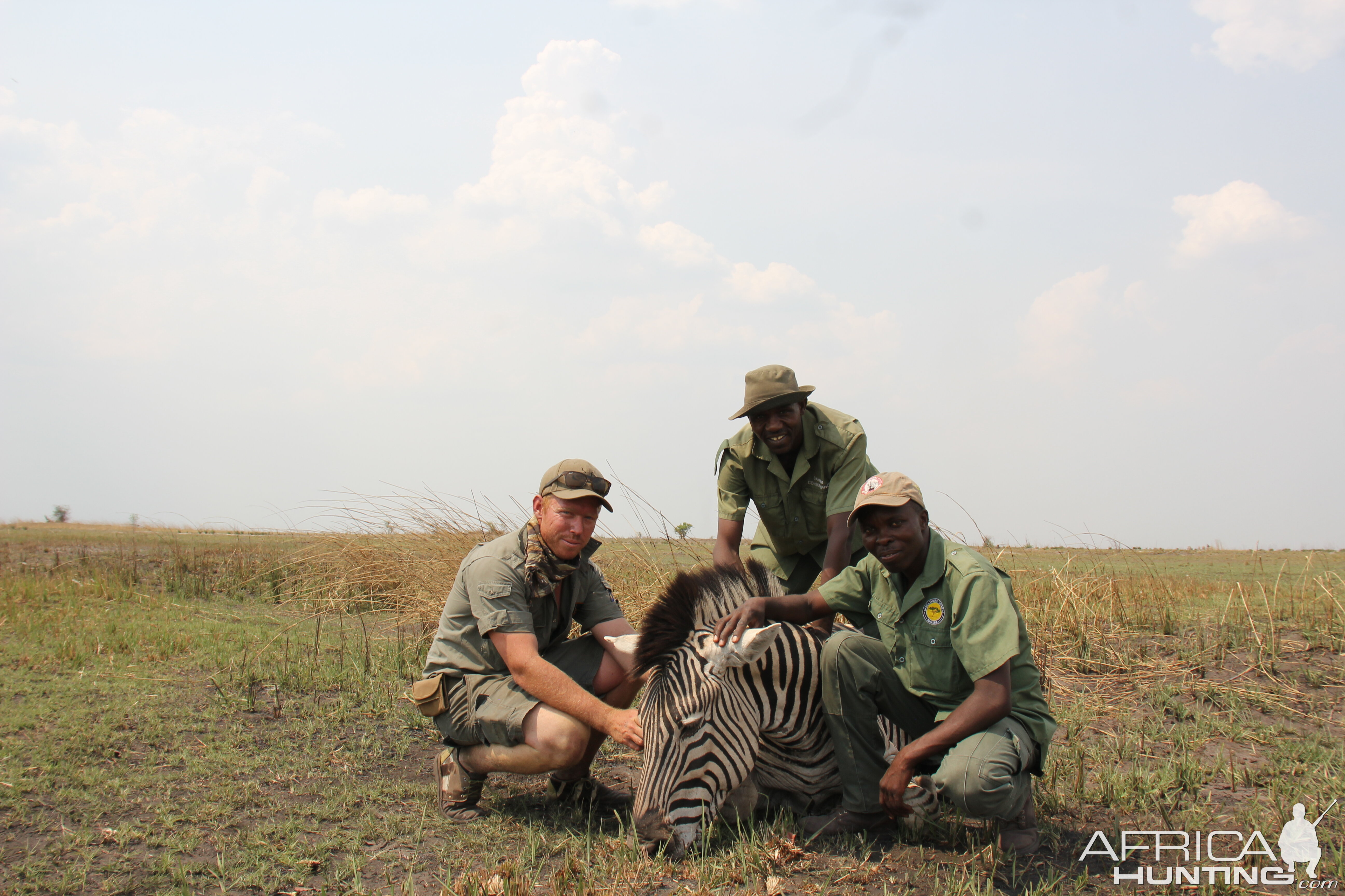 Hunting Burchell's Plain Zebra in Namibia